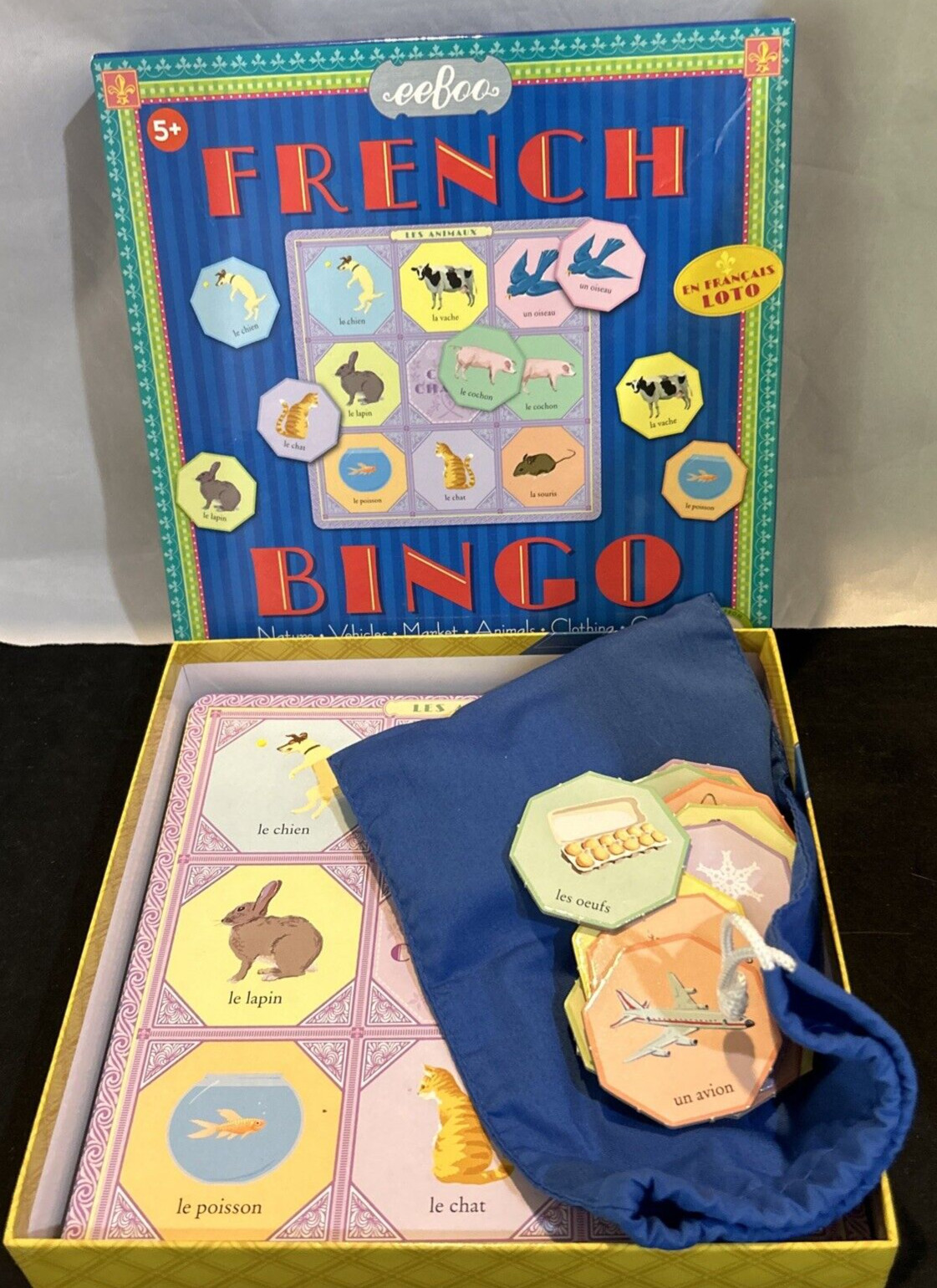 eeBoo French Bingo Vocabulary Game