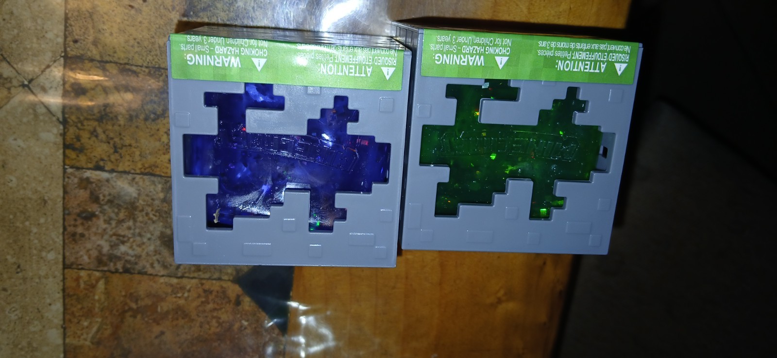 X 12 Minecraft Jelly Cubes Squishy Toy Case LOT of (12) – Viral – Like Needoh