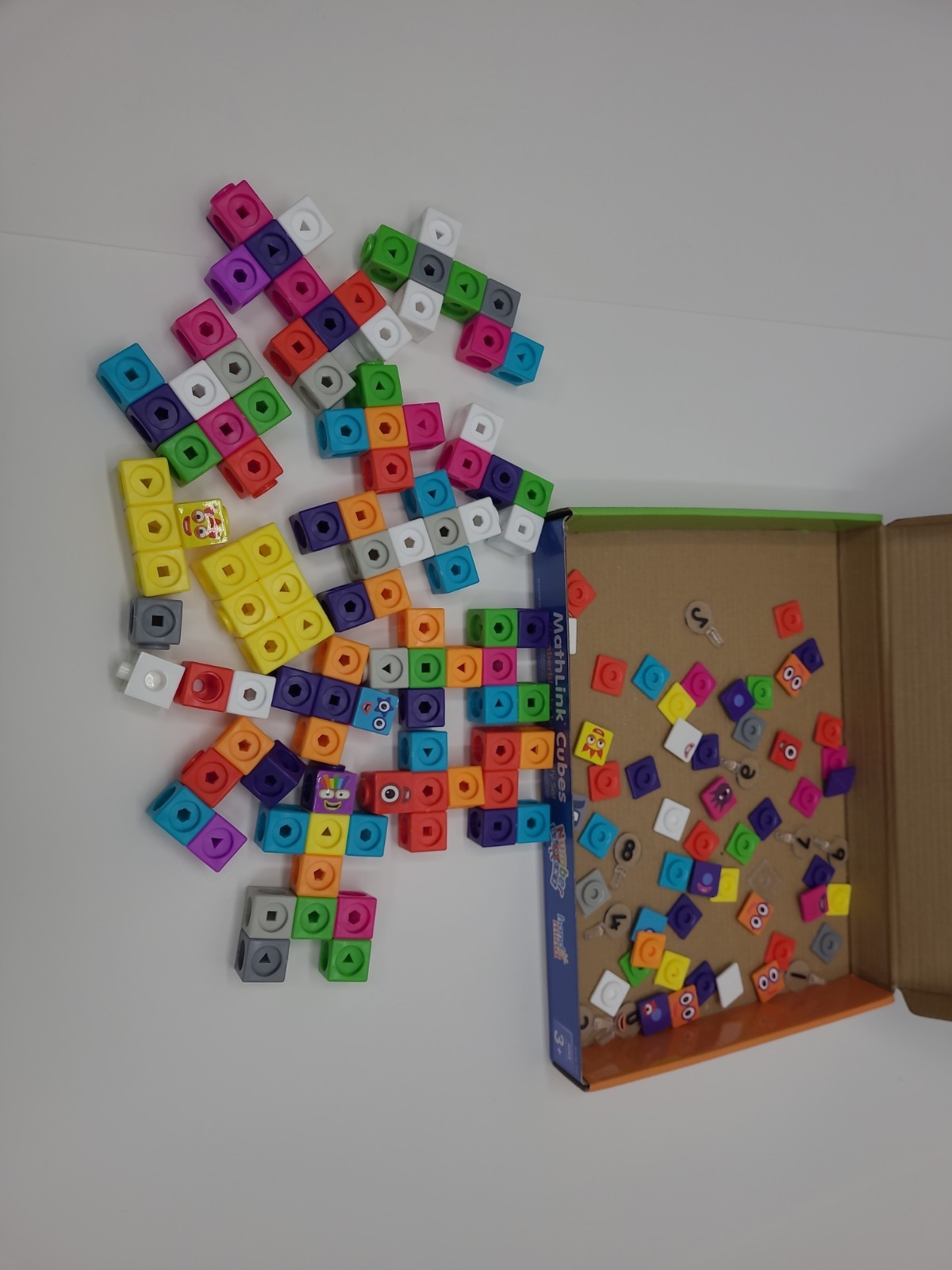 Number Blocks Hand 2 Mind Math Link Cubes * INCOMPLETE* See Photos