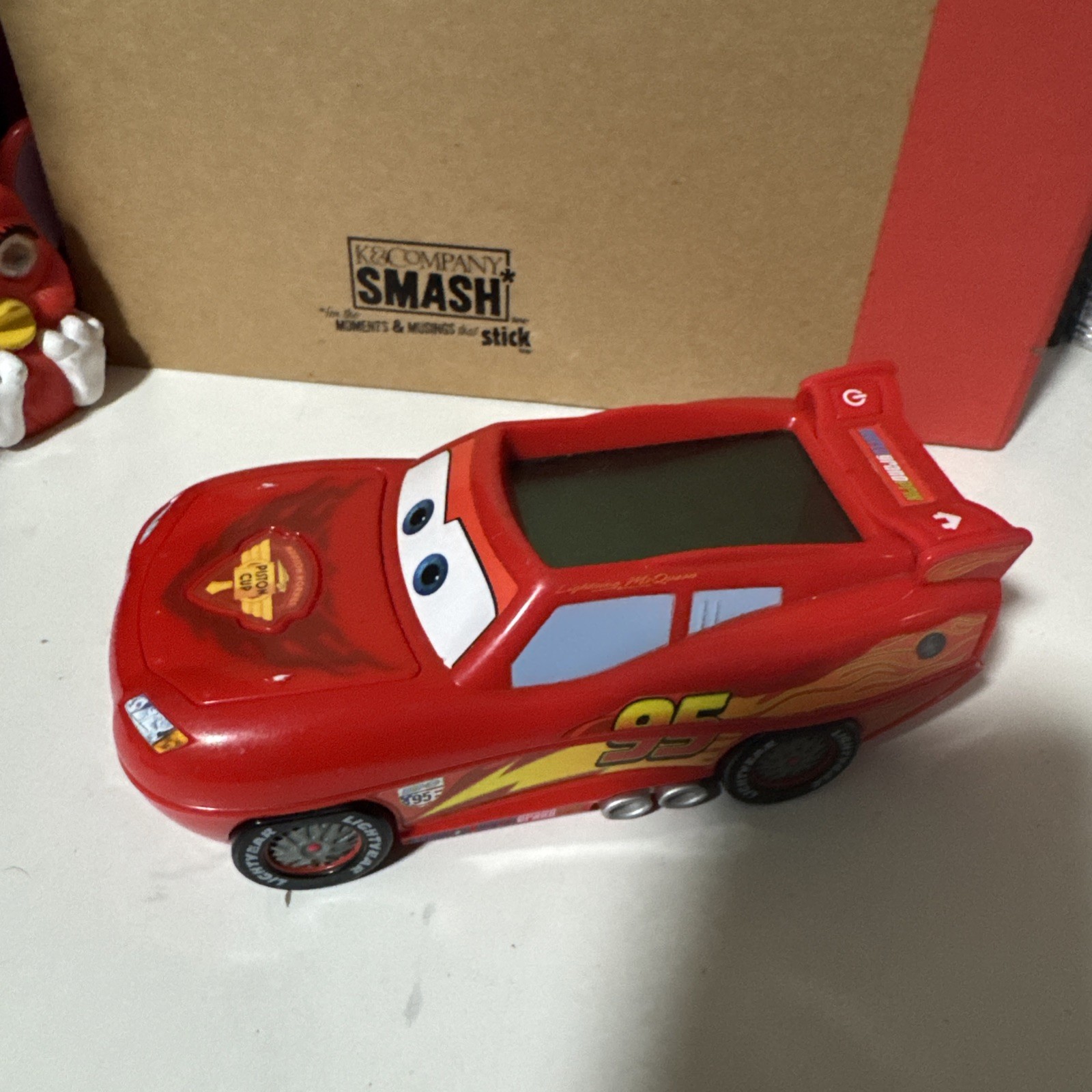 VTech Disney Pixar Cars 2 Lightning McQueen Learn & Go Handheld Console WORKS!