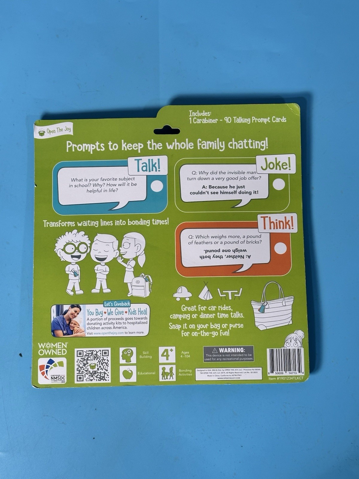 Open The Joy Let’s Chat! 90 Talking Point’s NEW SEALED