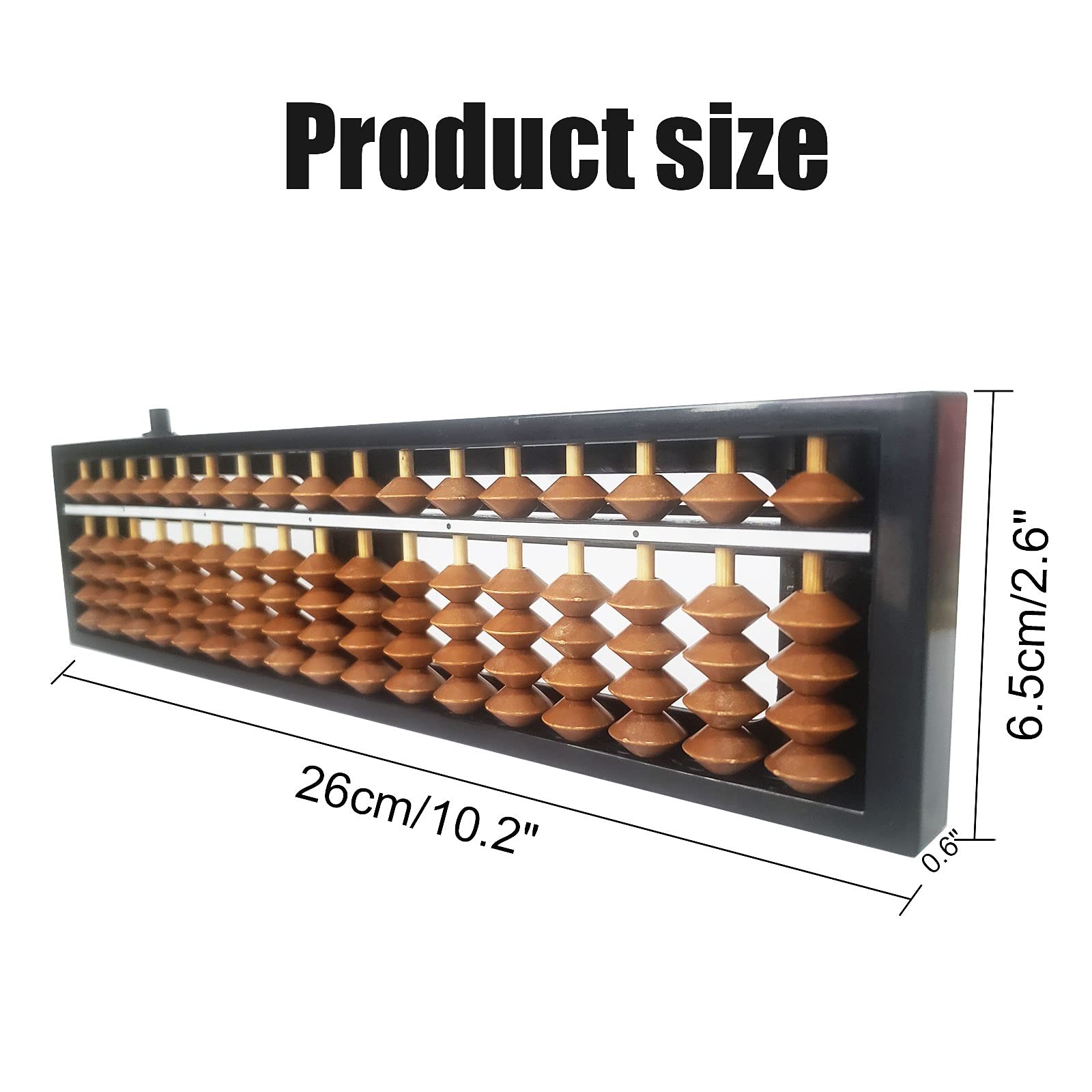 Vaupan Digit Standard Abacus Soroban Professional 17 Column (10.2 inch) Math …