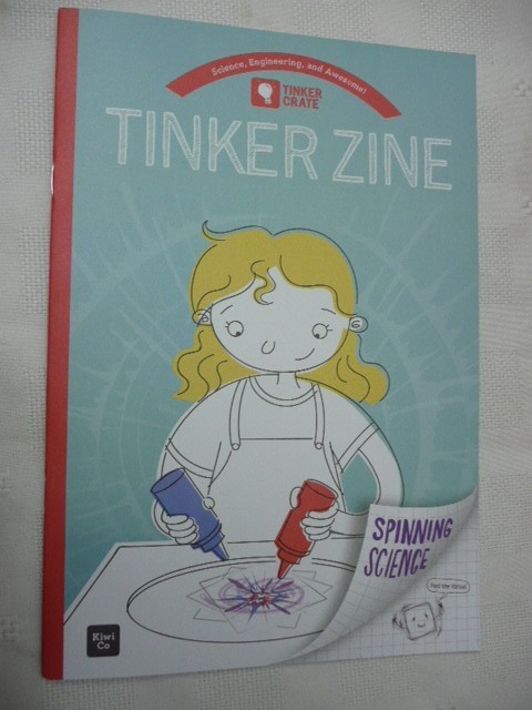 Kiwi Co Tinker Crate Make Your Own Spin Art Machine New Open Box Ages 9+