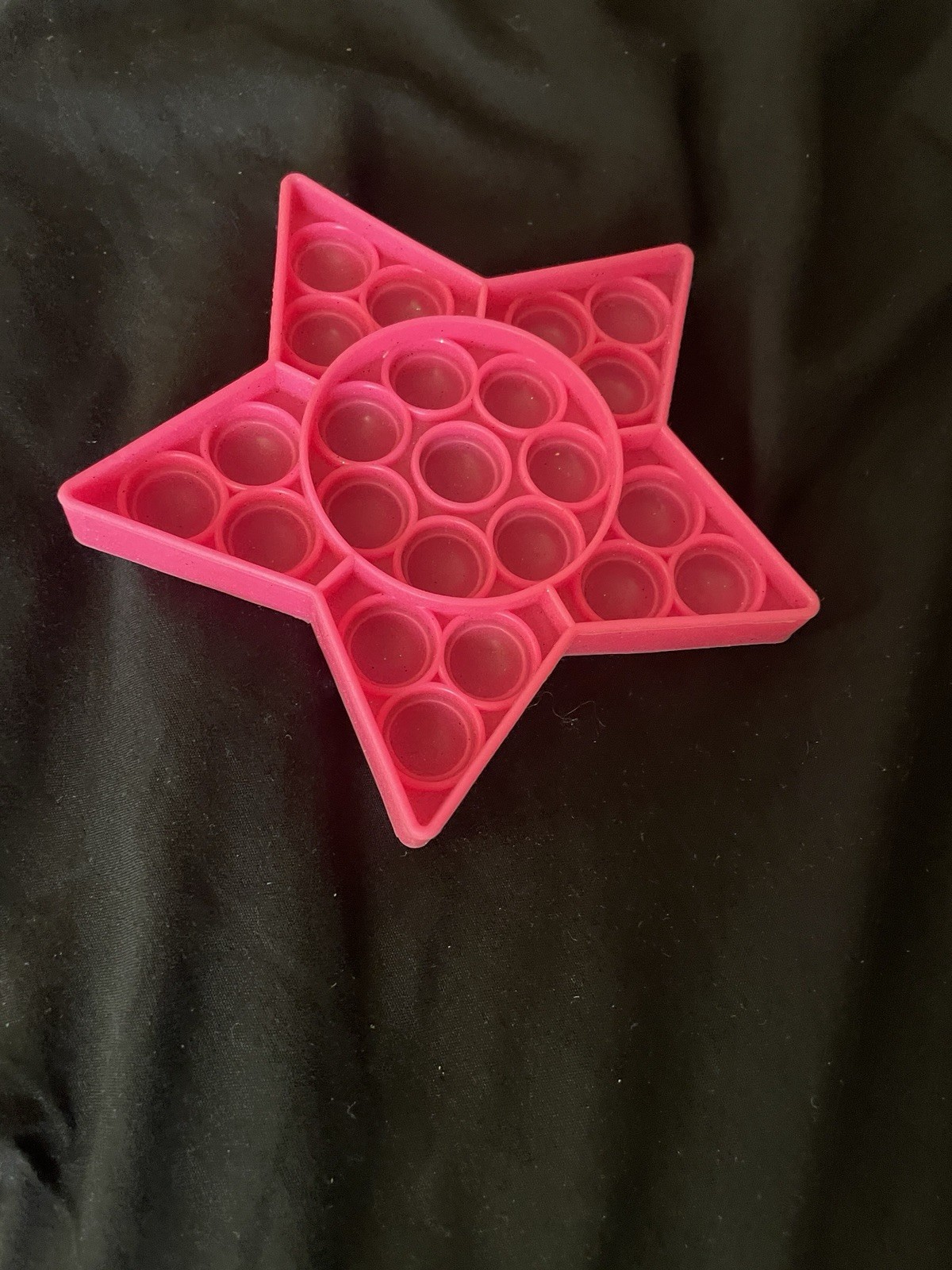Star-Shaped Pink Pop-It Tactile Sensory Toy for Ages 4-7, 8-11 Years