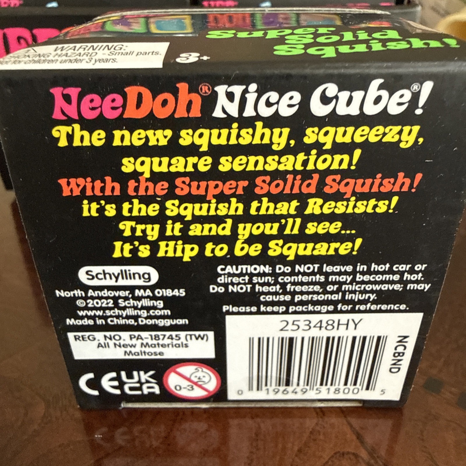Nee Doh Nice Cube Squish Toy Blue | SEALED | Fast Shipping |