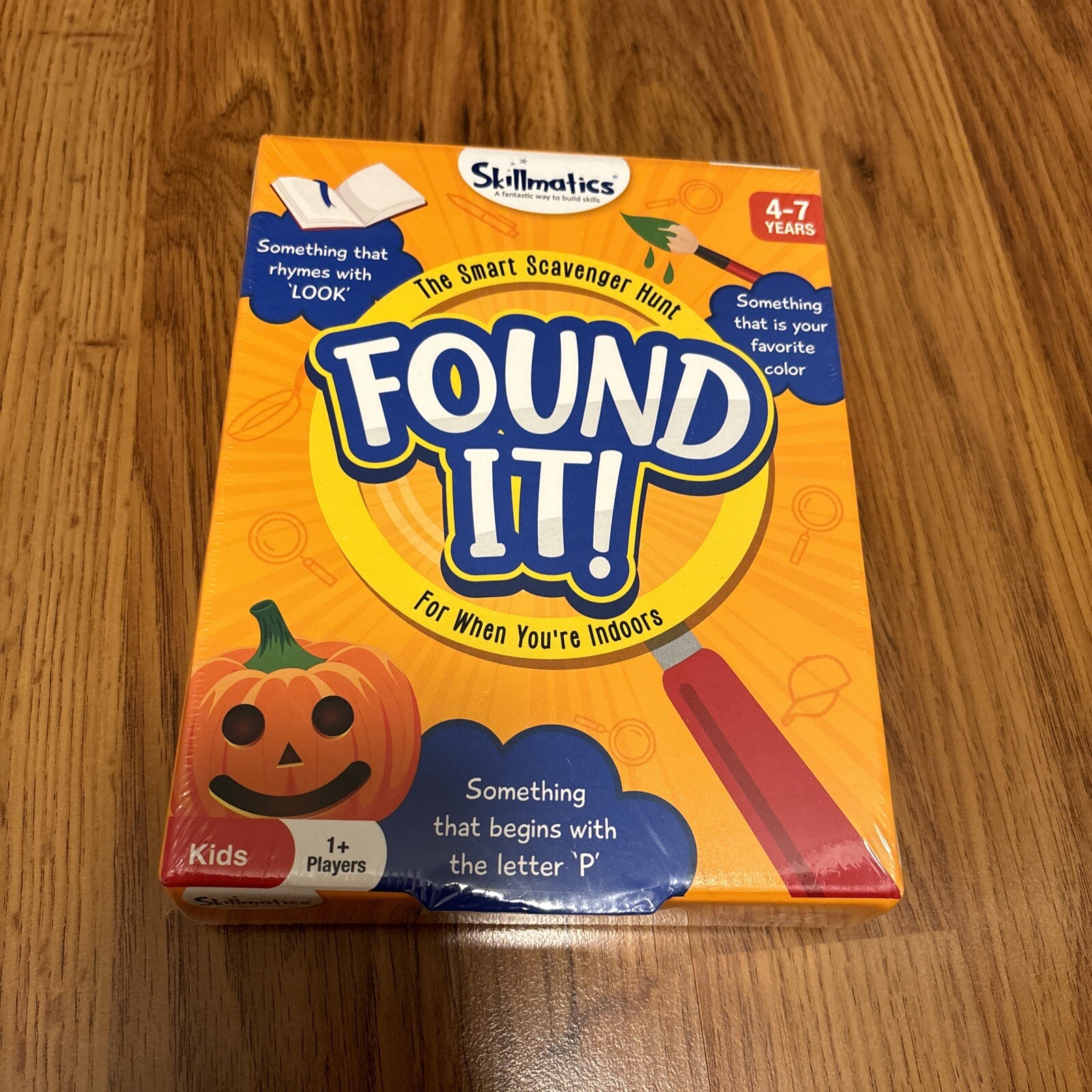 Skillmatics Card Game “Found It” Indoor Edition New in Package Sealed Ages 4-7