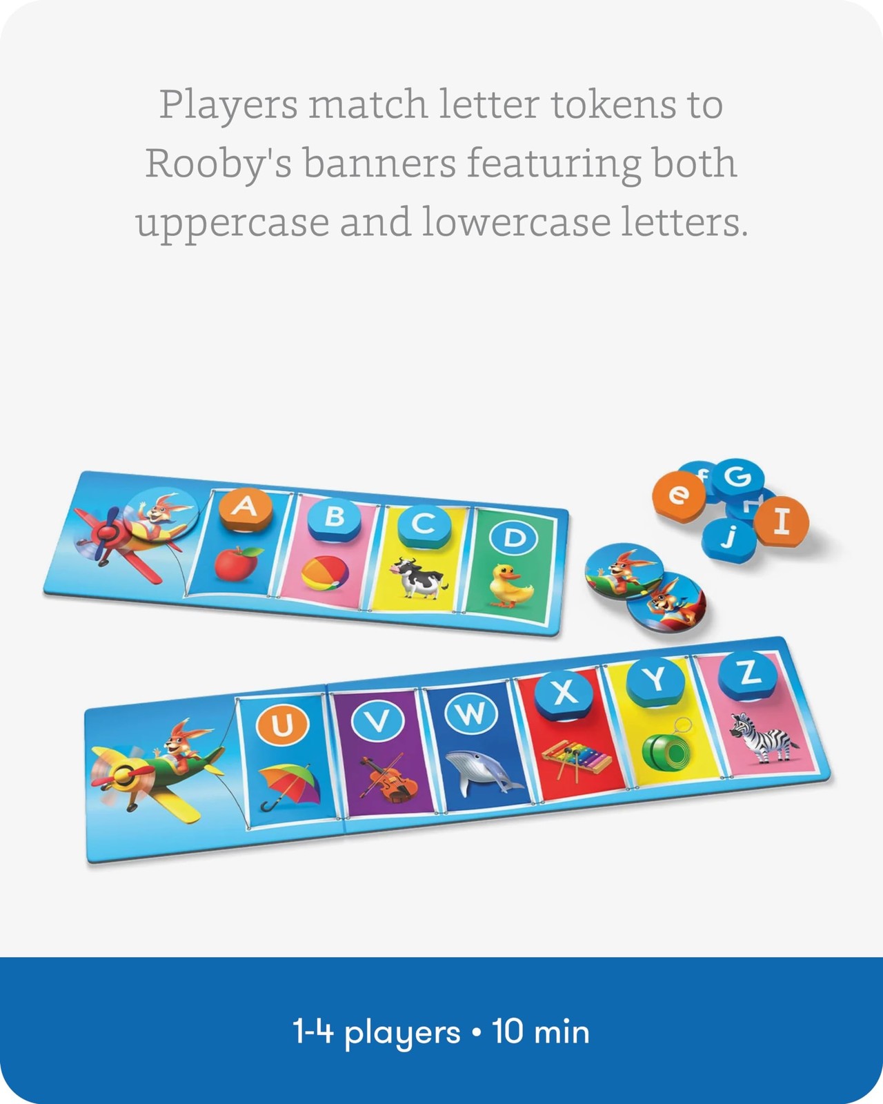 SimplyFun Rooby’s ABC’s – Pre-K Alphabet Game – Letter Recognition G