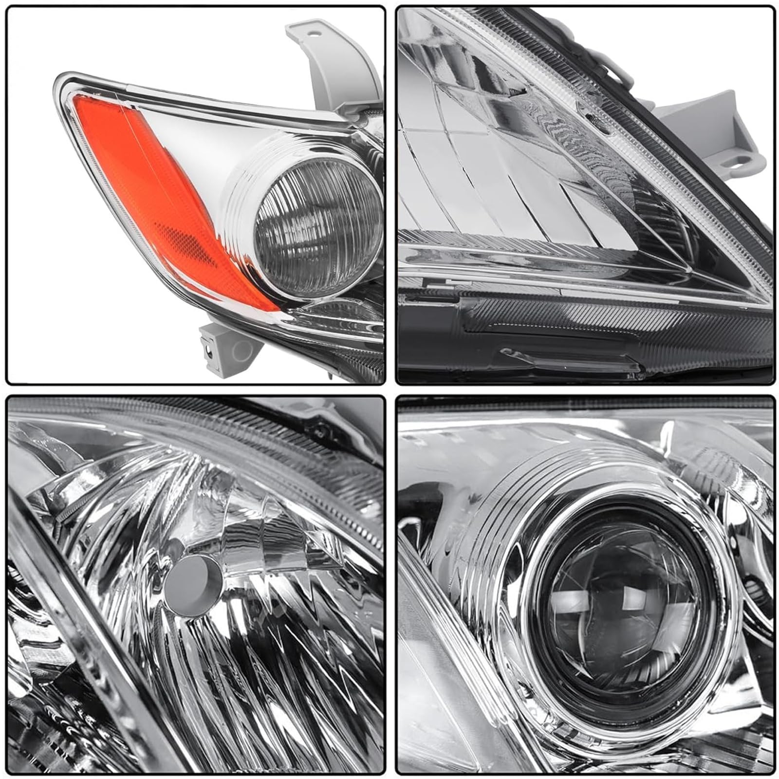 Headlights Assembly Pair for 2007 2008 2009 Toyota Camry Base CE LE XLE US Ve…