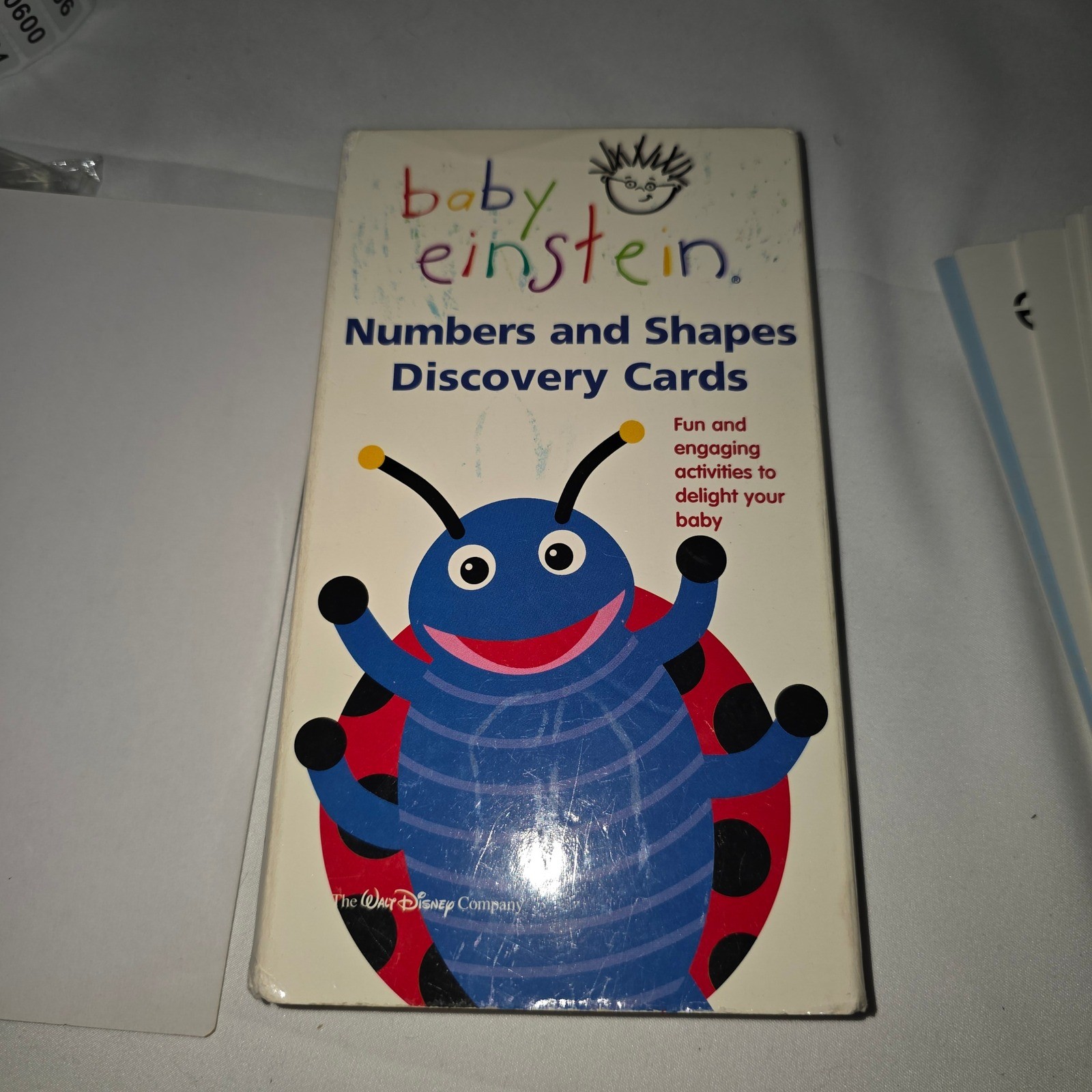 Baby Einstein Discovery Cards Nature Numbers and Shapes Flashcards Set NOTE