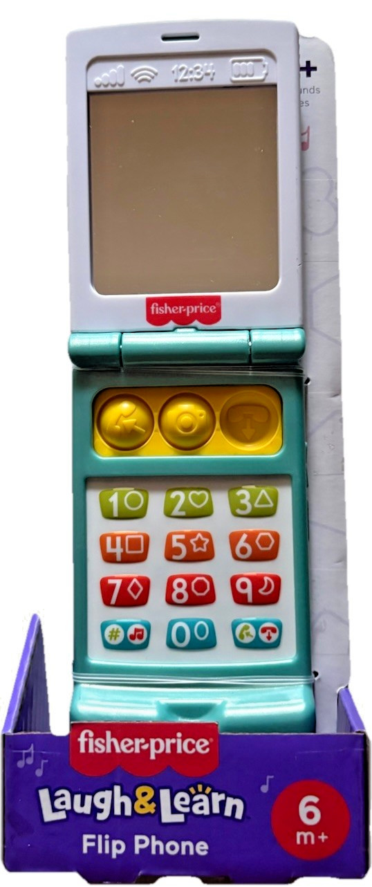 Fisher-Price Baby Toy Flip Phone Laugh & Learn NEW 6m+