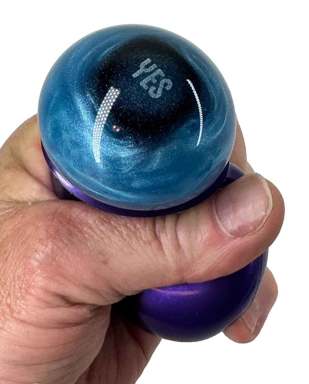 1 MAGIC 8 BALL Squish Sensory Stress Fortune Answer Question Squeeze Fidget Toy