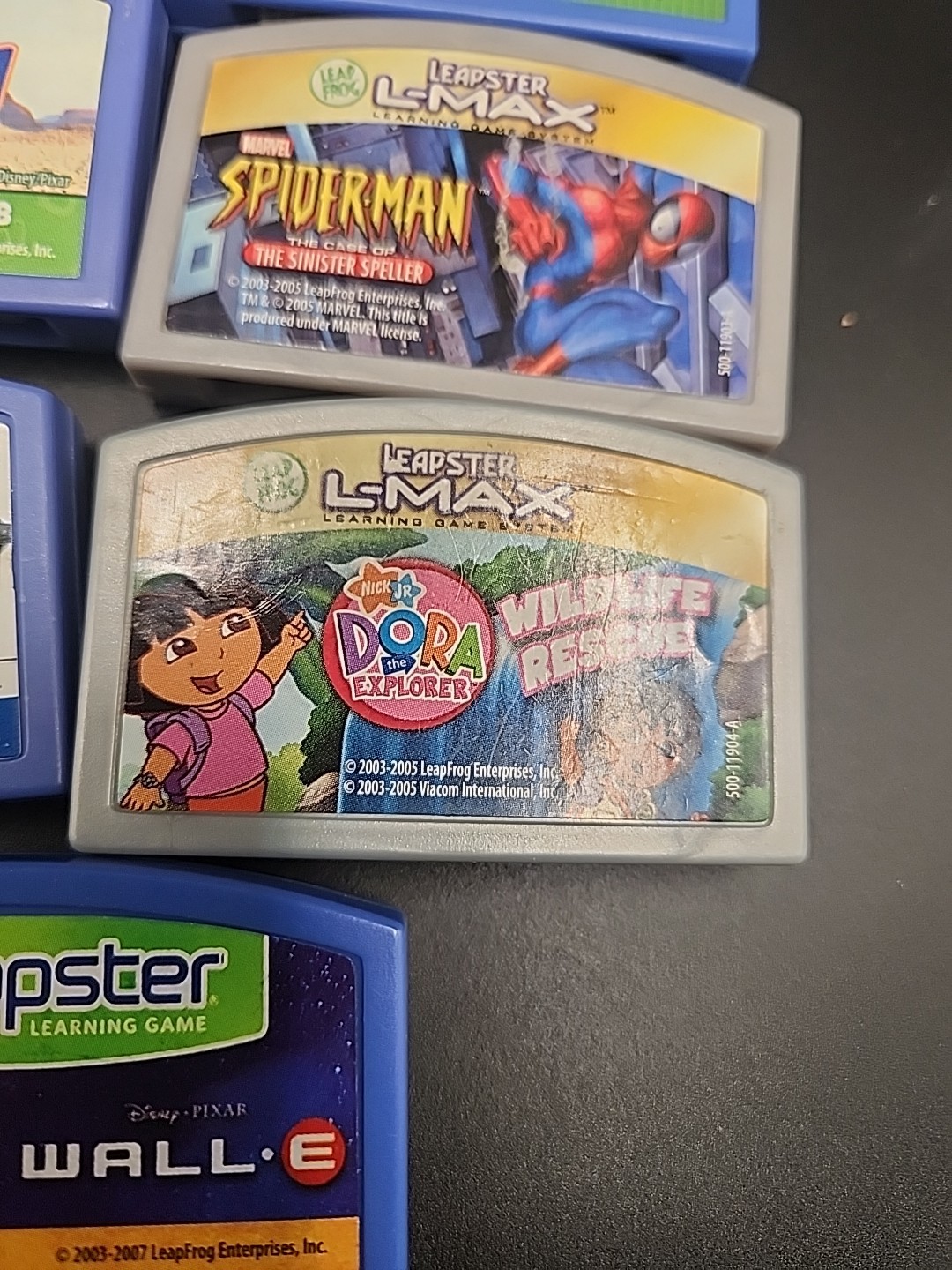 7 Leapfrog Games Spiderman Cars Star Wars Dora