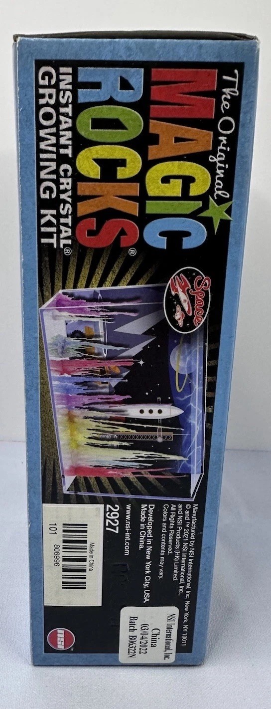 The Original Magic Rocks Instant Crystal Growing Kit Space Theme Ages 10+ NEW