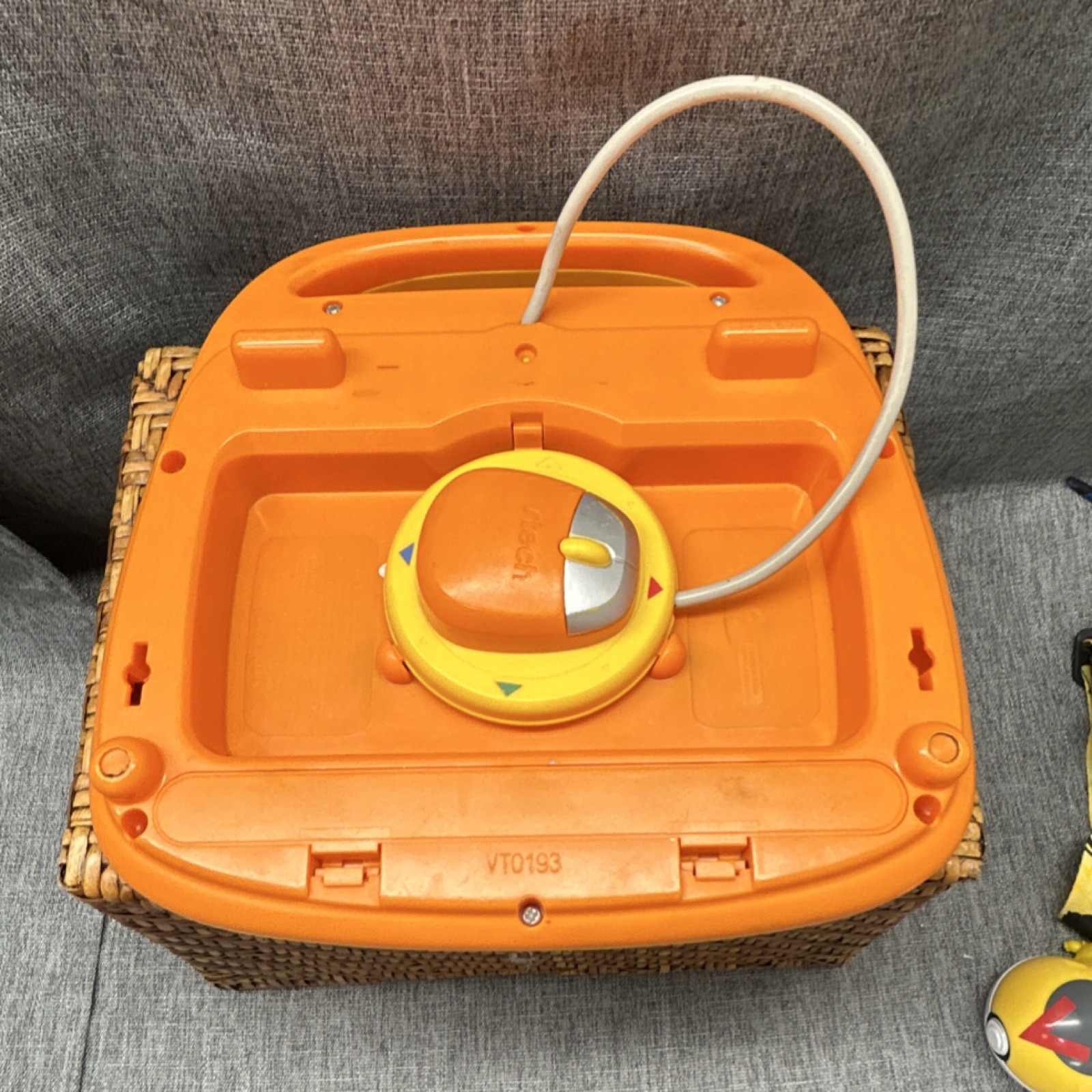 VTech Tote ‘n Go Laptop Electronic Learning Toy Orange Yellow 4-7 Years Tested