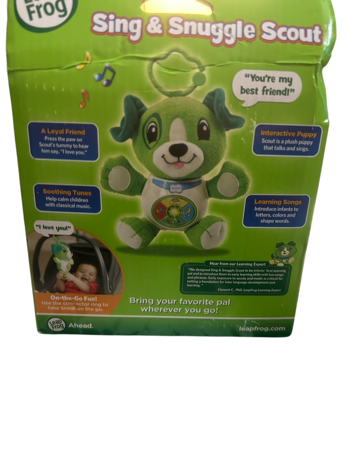 NEW LeapFrog Sing & Snuggle Scout Interactive Puppy Learning Toy Baby Toddler