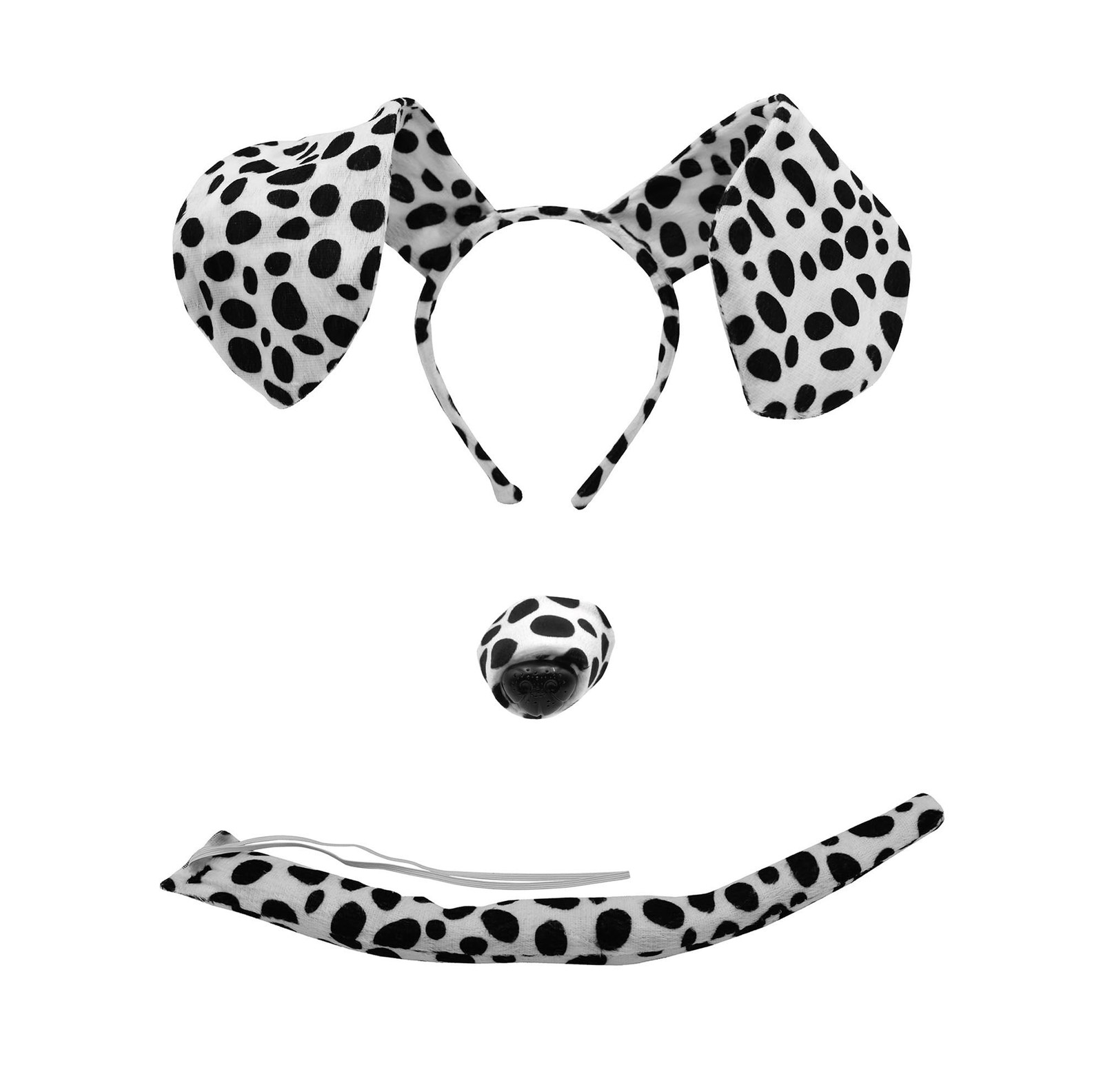 Morph Unisex-Adult Puppy Floppy Dog Ears Headband, Nose and Tail Set, Accesso…