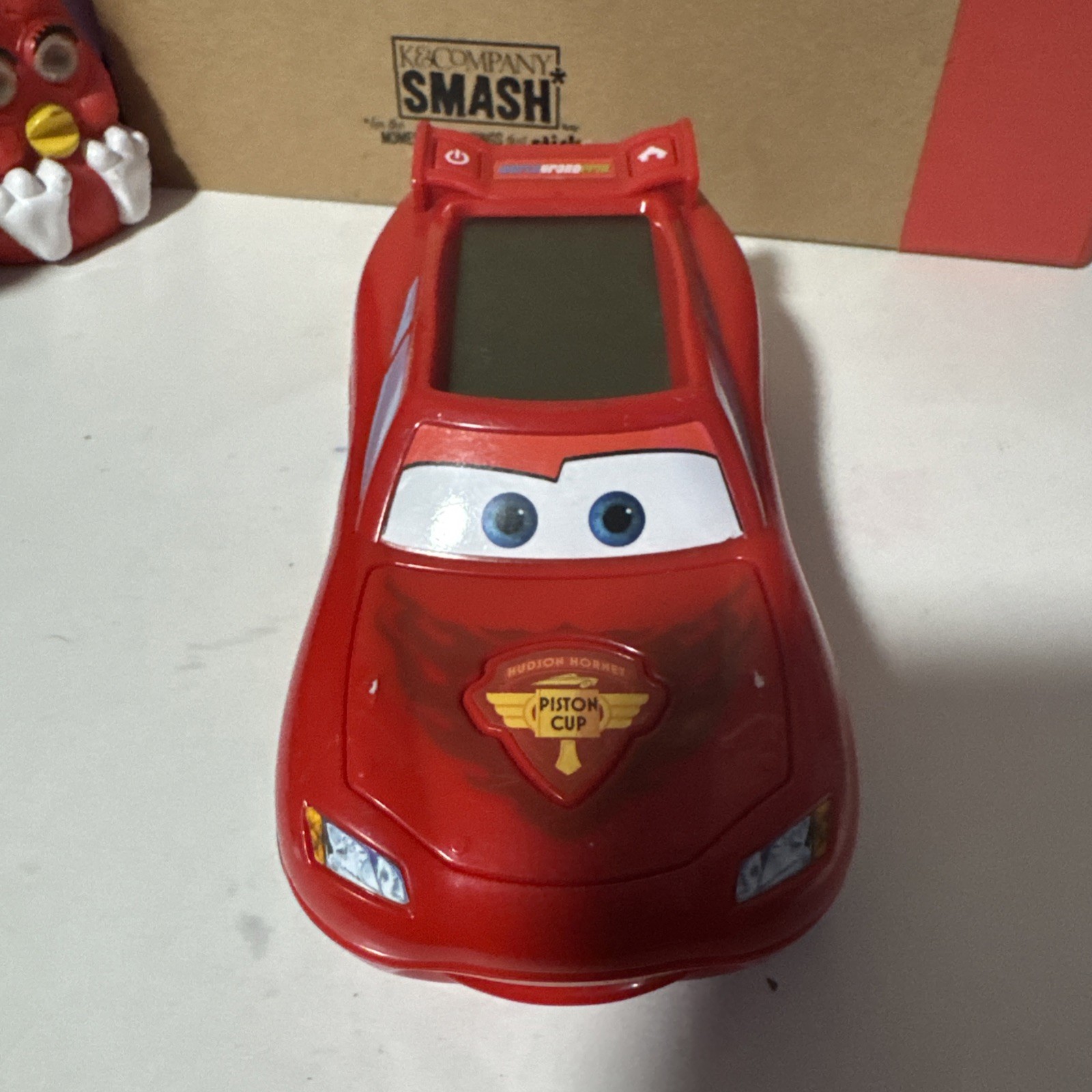 VTech Disney Pixar Cars 2 Lightning McQueen Learn & Go Handheld Console WORKS!