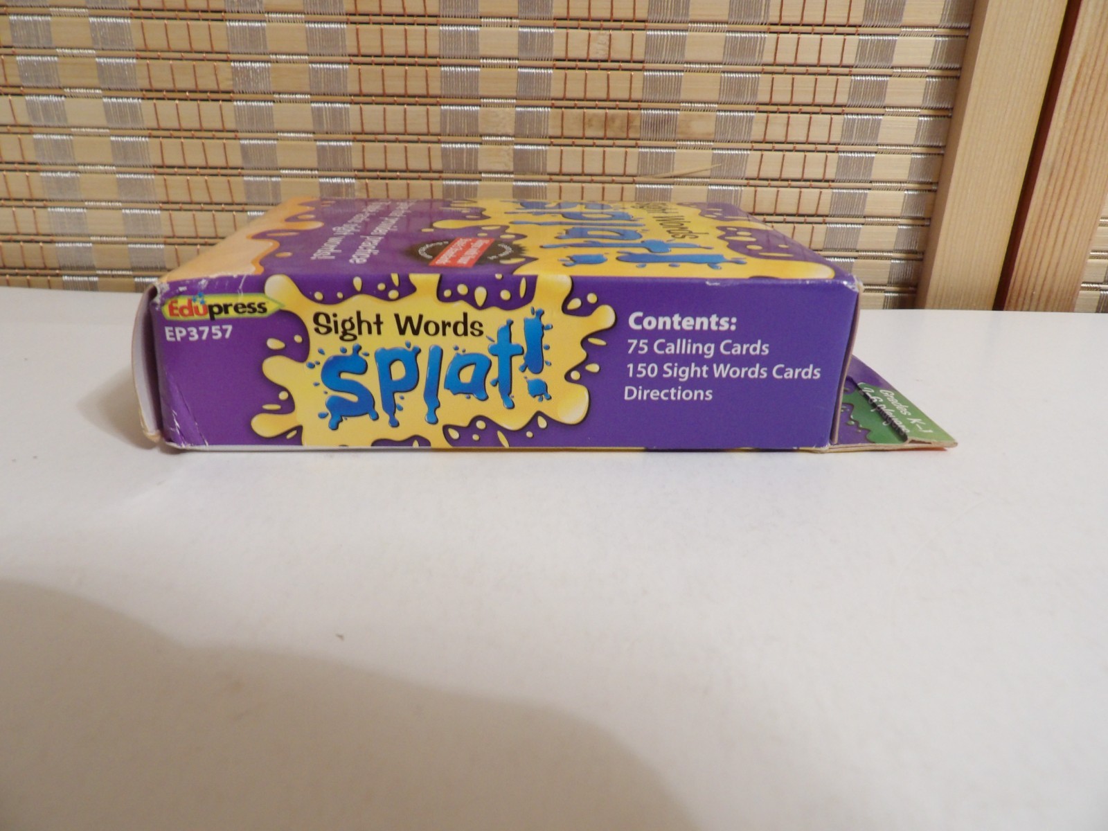 Edupress Sight Words Splat Game, Grades K-1, 2-6 Players