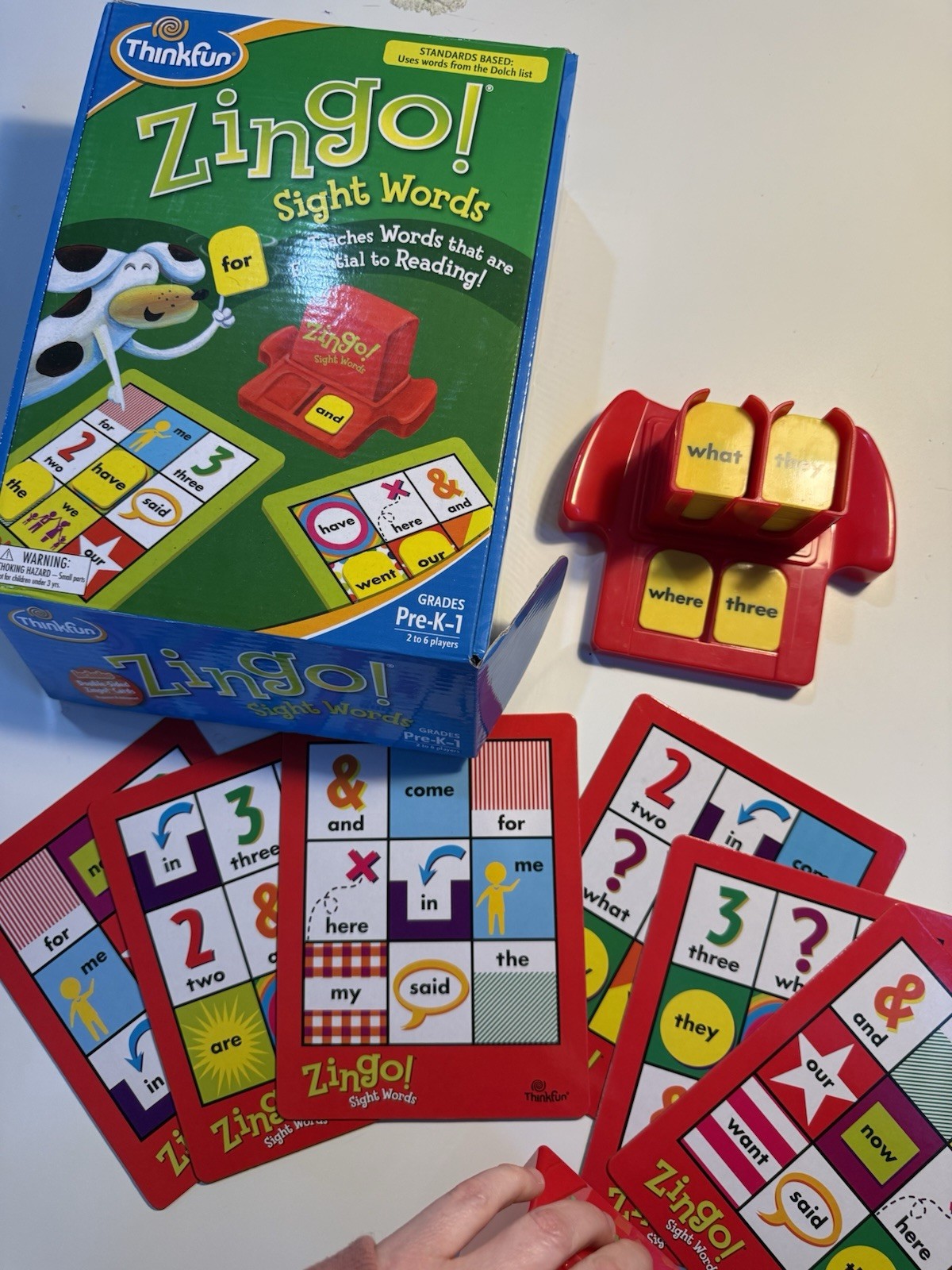 Zingo sight words