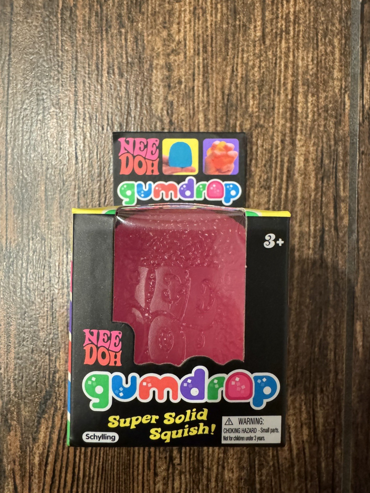Schylling PINK NeeDoh Gumdrop Super Solid Squish. nee doh gum drop