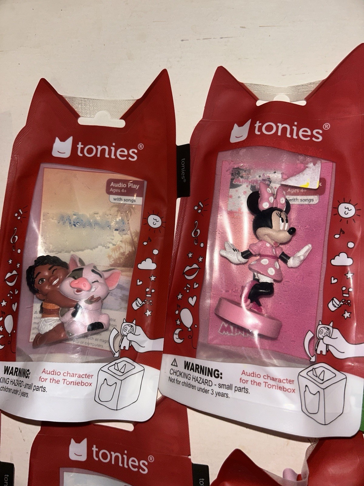 Tonies Huge Girl Bundle Lot Of 10 Ms Rachel Minions Disney Spiderman New Audio A