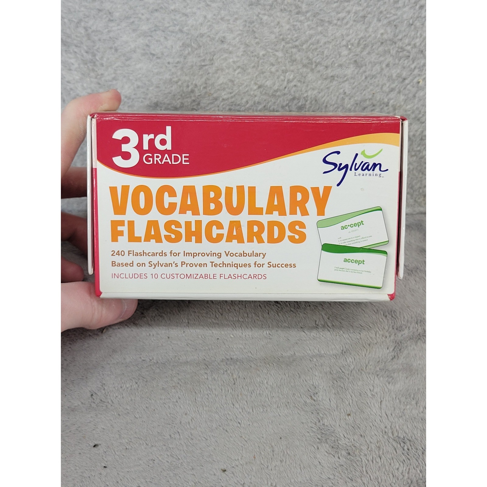 Sylvan Learning 3rd Grade Vocabulary Flashcards 240 Cards 9780307479402 2011