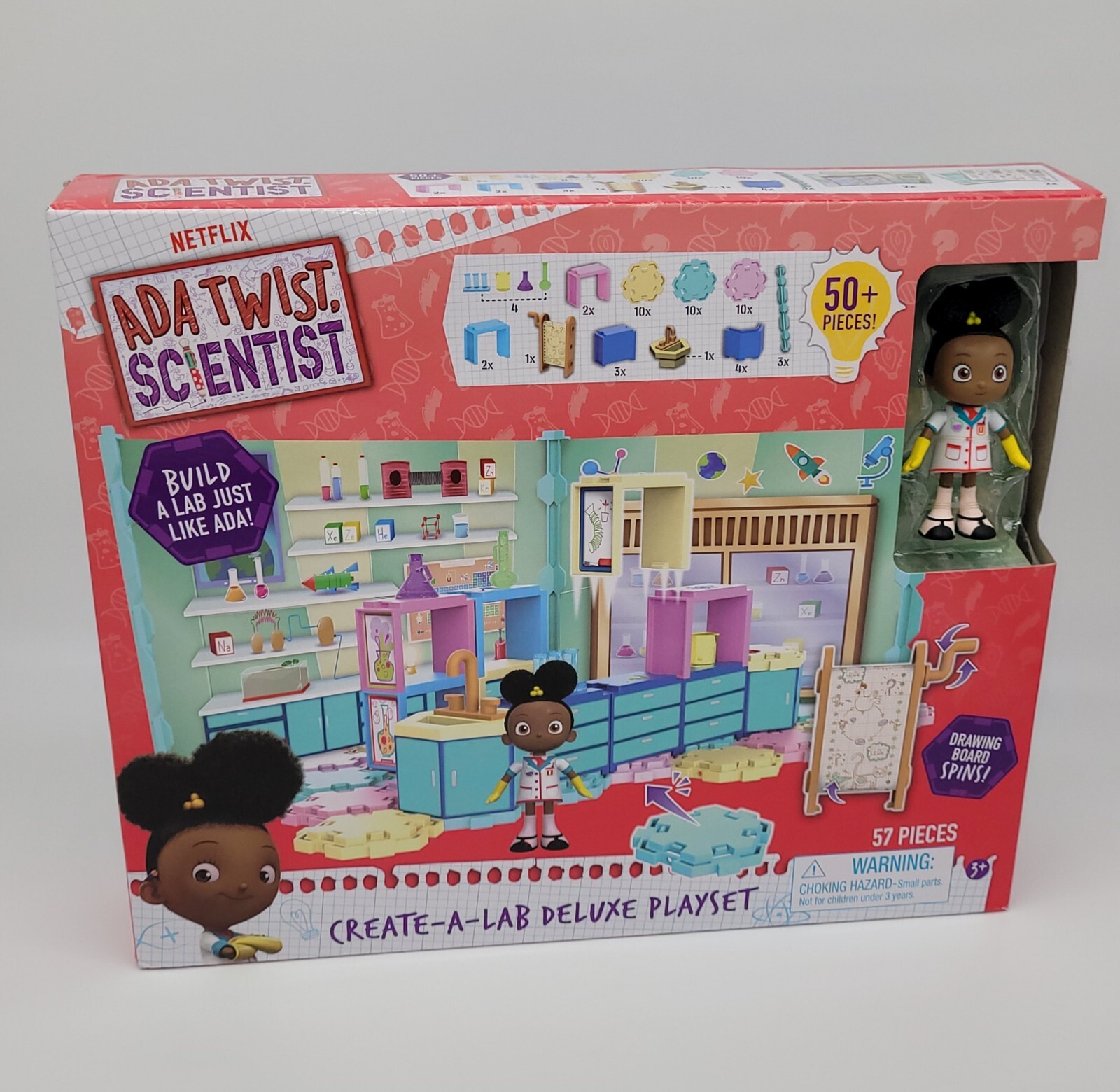 Ada Twist Deluxe Create-A-Lab STEM Playset, Kids Toys for Ages 3 up – Homeschool