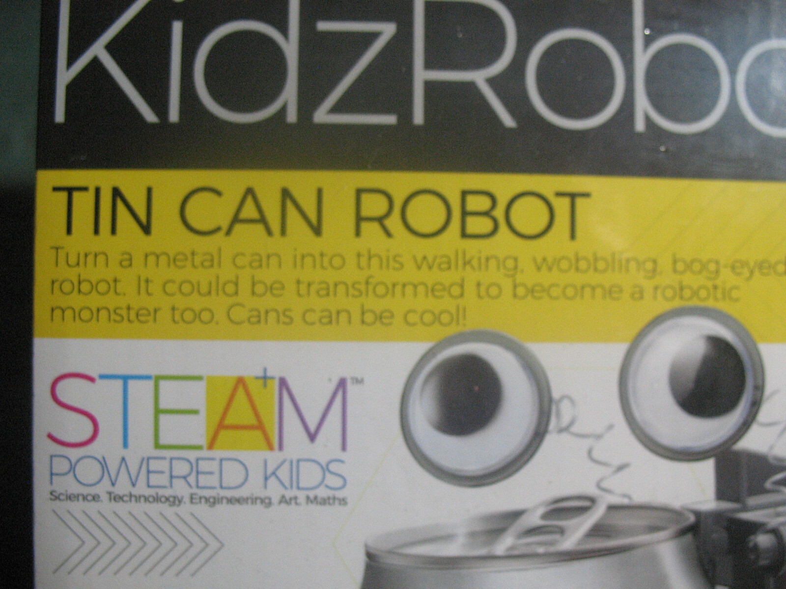 KidzRobotix Tin Can Robot Kit Educational Toy