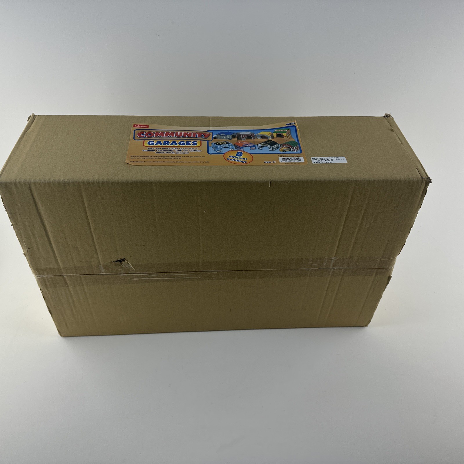 Lakeshore Learning Community Garage- Set of 8- school, police, post office, bank