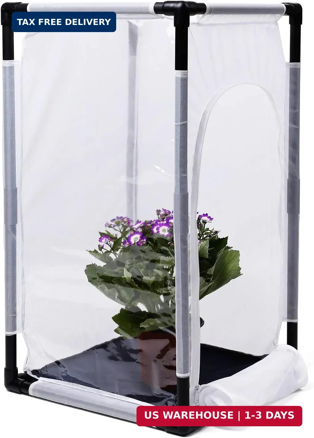 RESTCLOUD 30″ Large Monarch Butterfly Habitat Cage, Outdoor Insect Mesh Cage Ter