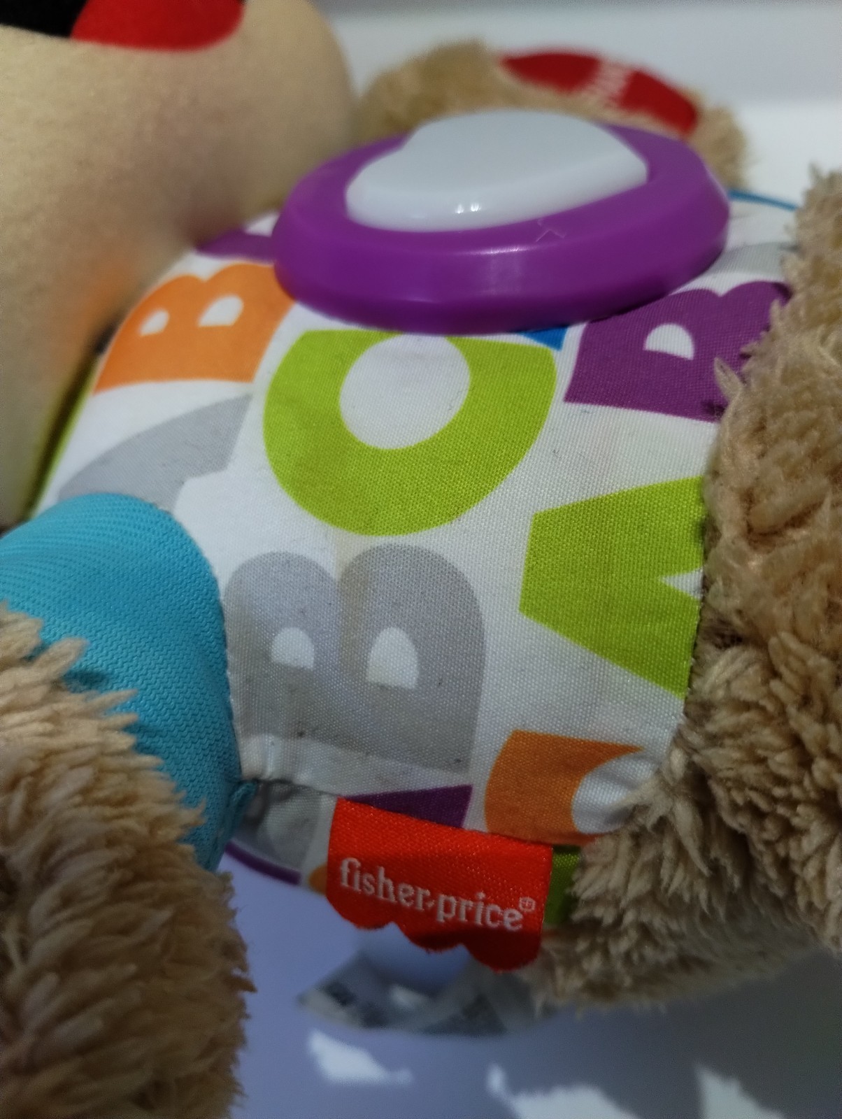 Fisher Price Smart Stages Talking Teddy Bear Interactive Plush Toy Works Sounds