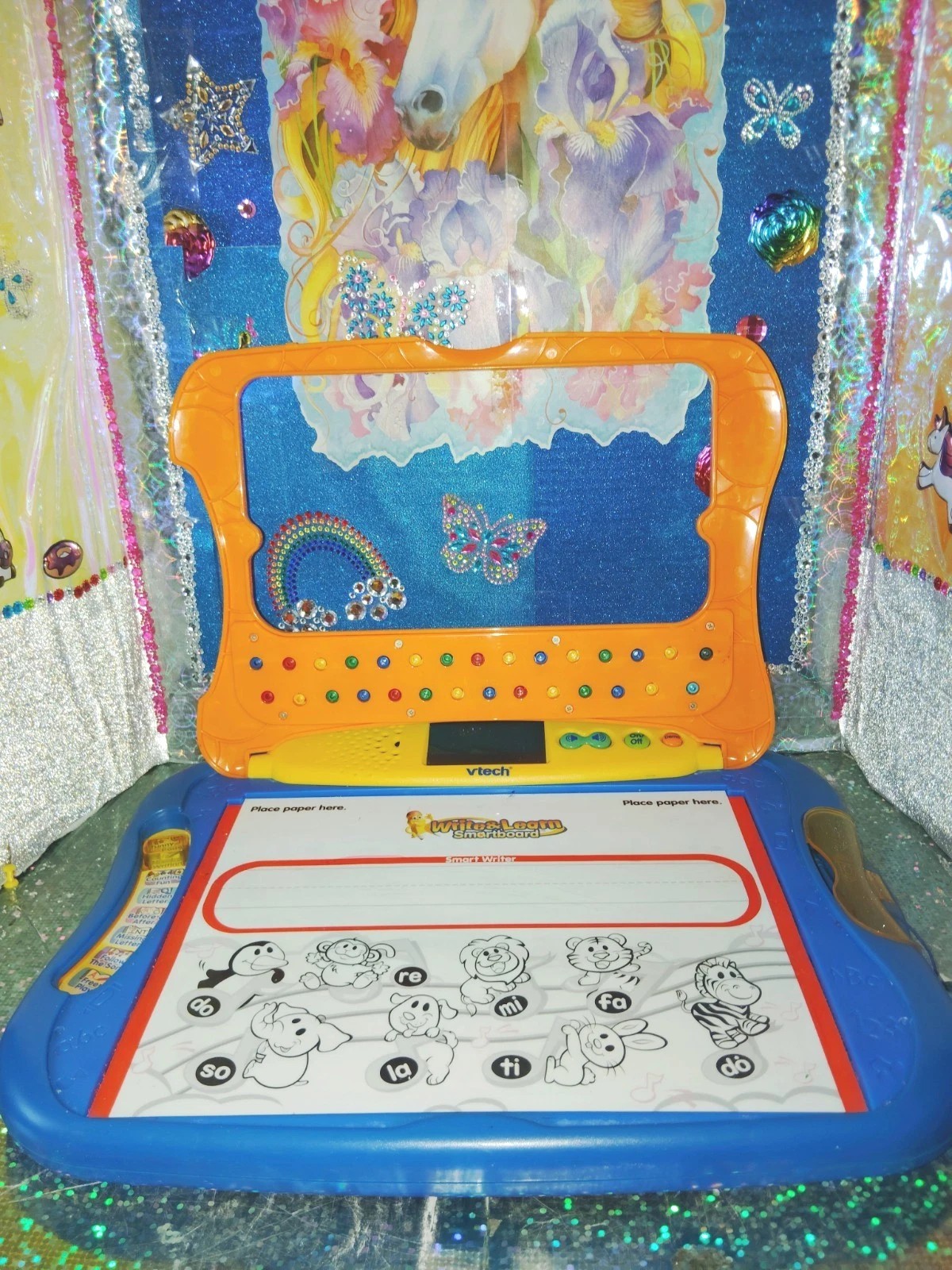 🦄Vtech / Kids Talking Write & Learn Press ‘n Learn 16″L X12″W Smartboard!