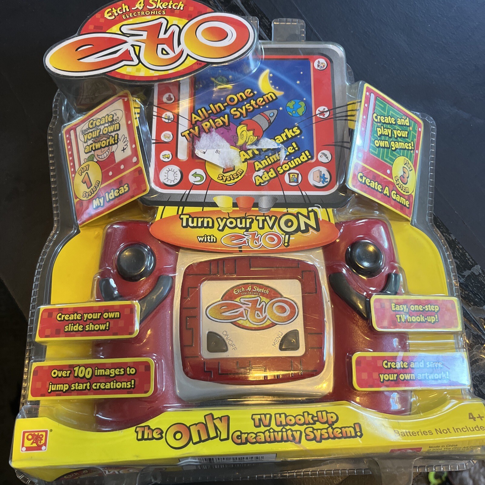 ETO Etch A Sketch Plug ‘N Play Drawing System TV Hook Up New In Box