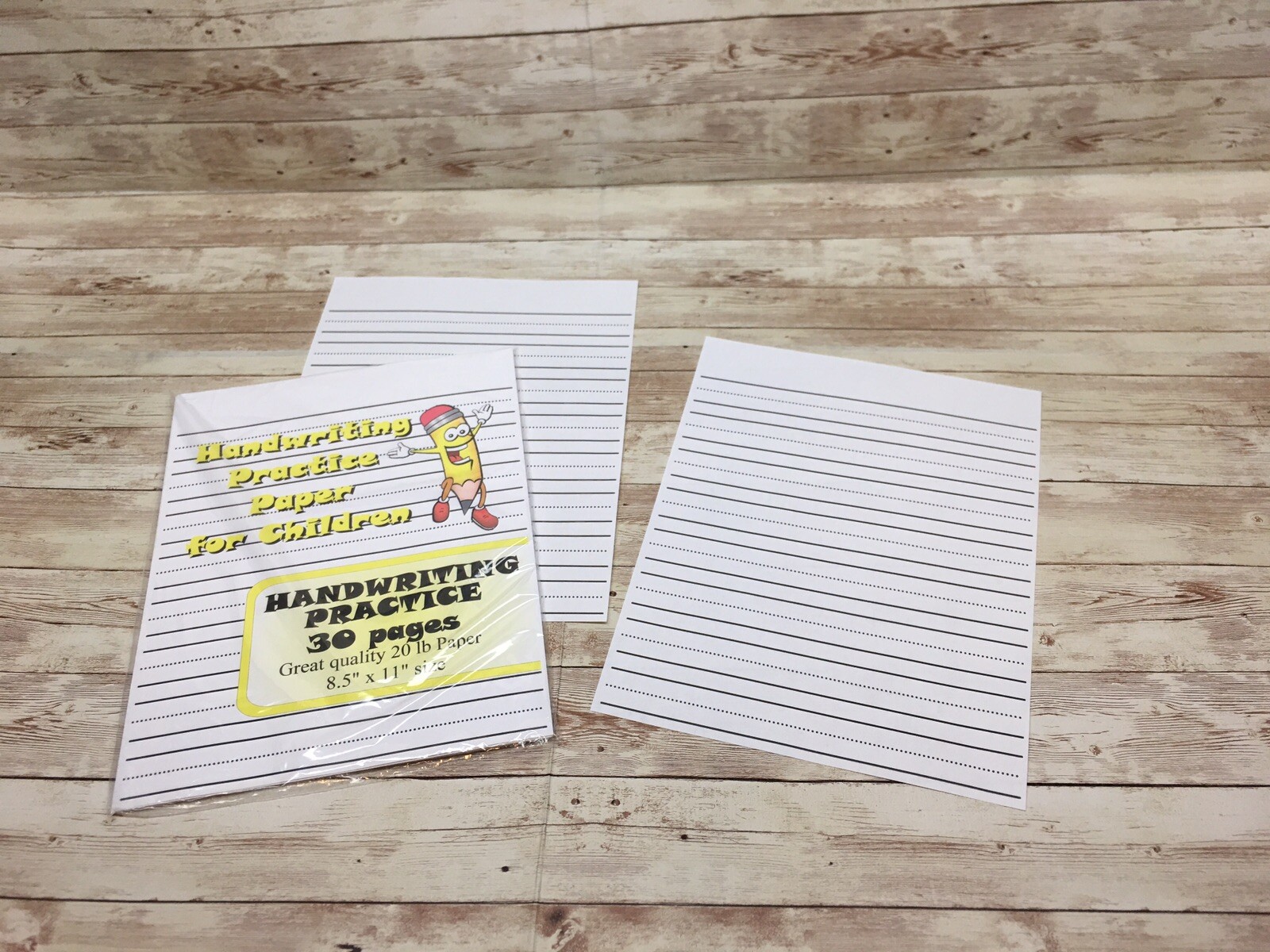 Handwriting Practice – Handwriting Practice Paper For Children – 30 Sheets