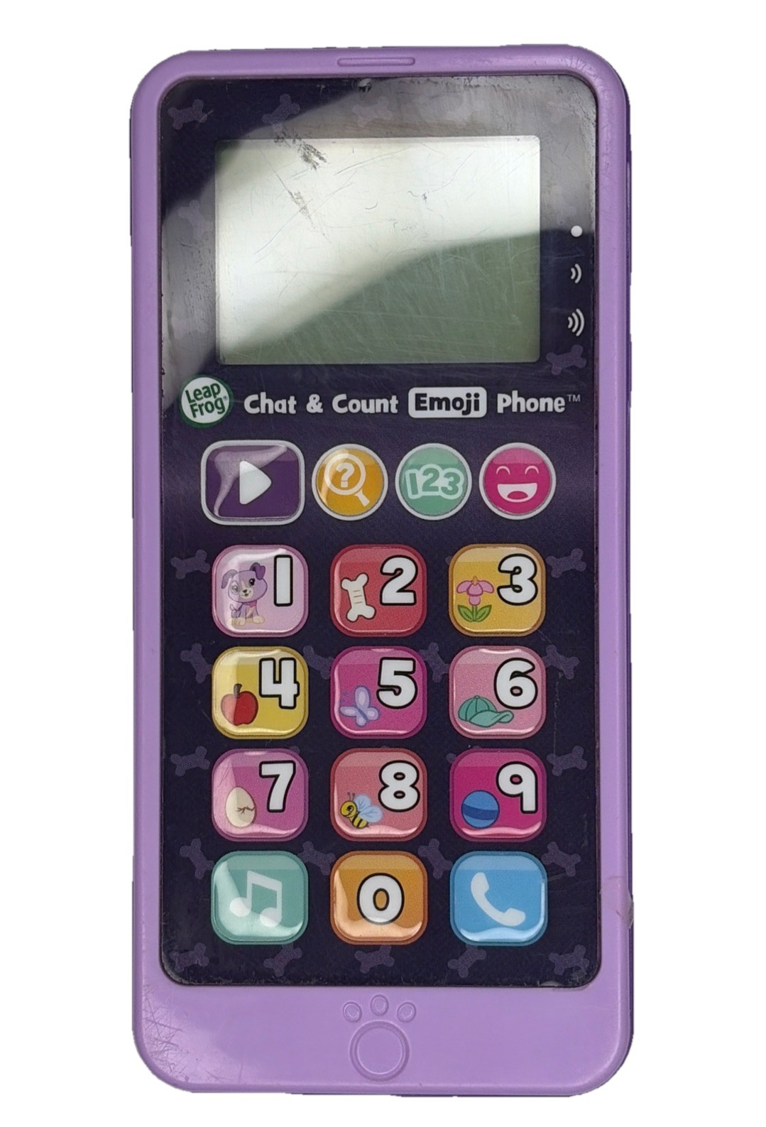 2X LeapFrog Chat & Count Emoji Phone Combo – Purple + Black – Tested Working