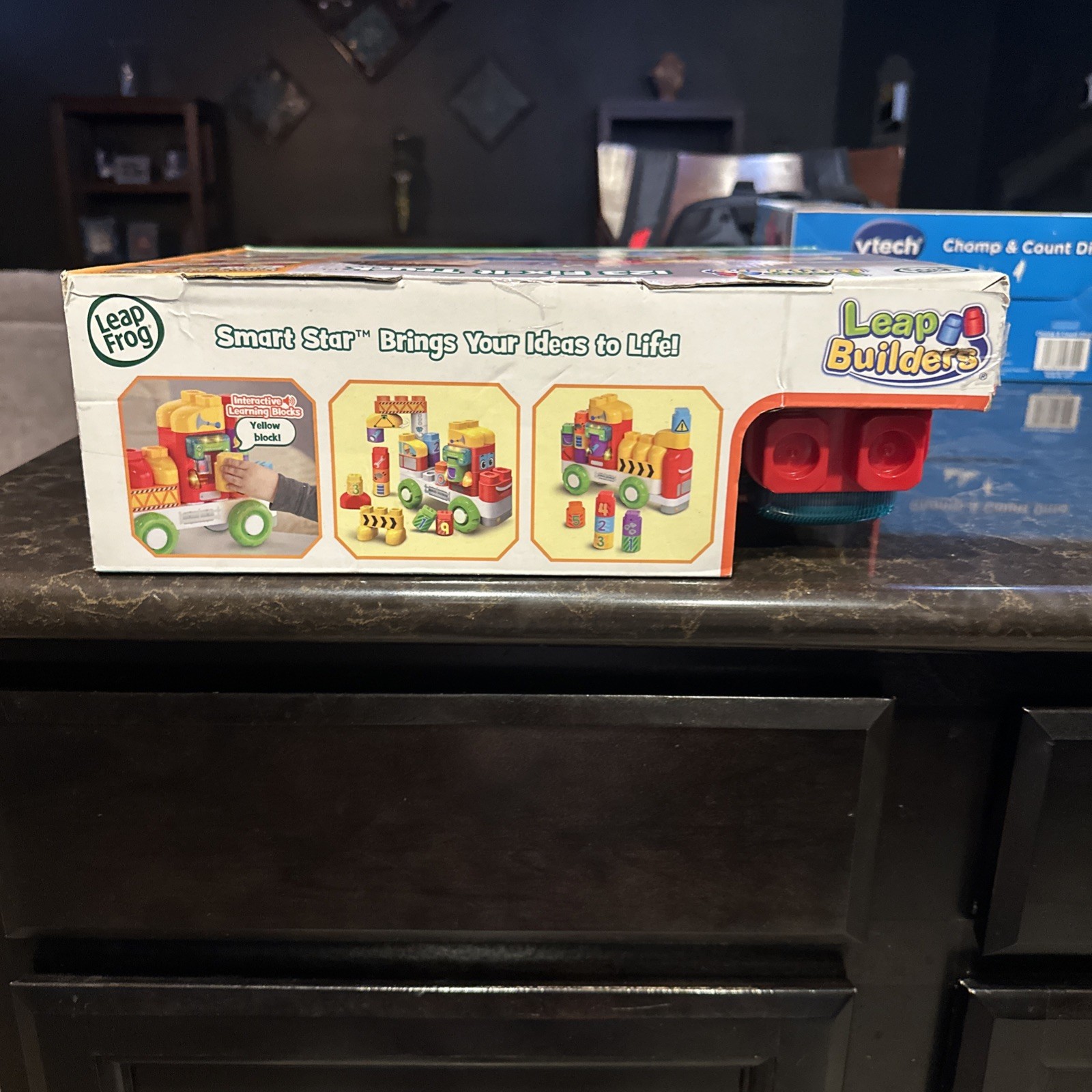 LeapFrog LeapBuilders 123 FIX-IT TRUCK 100+ Phrases Sounds Blocks & Cubes *NEW*