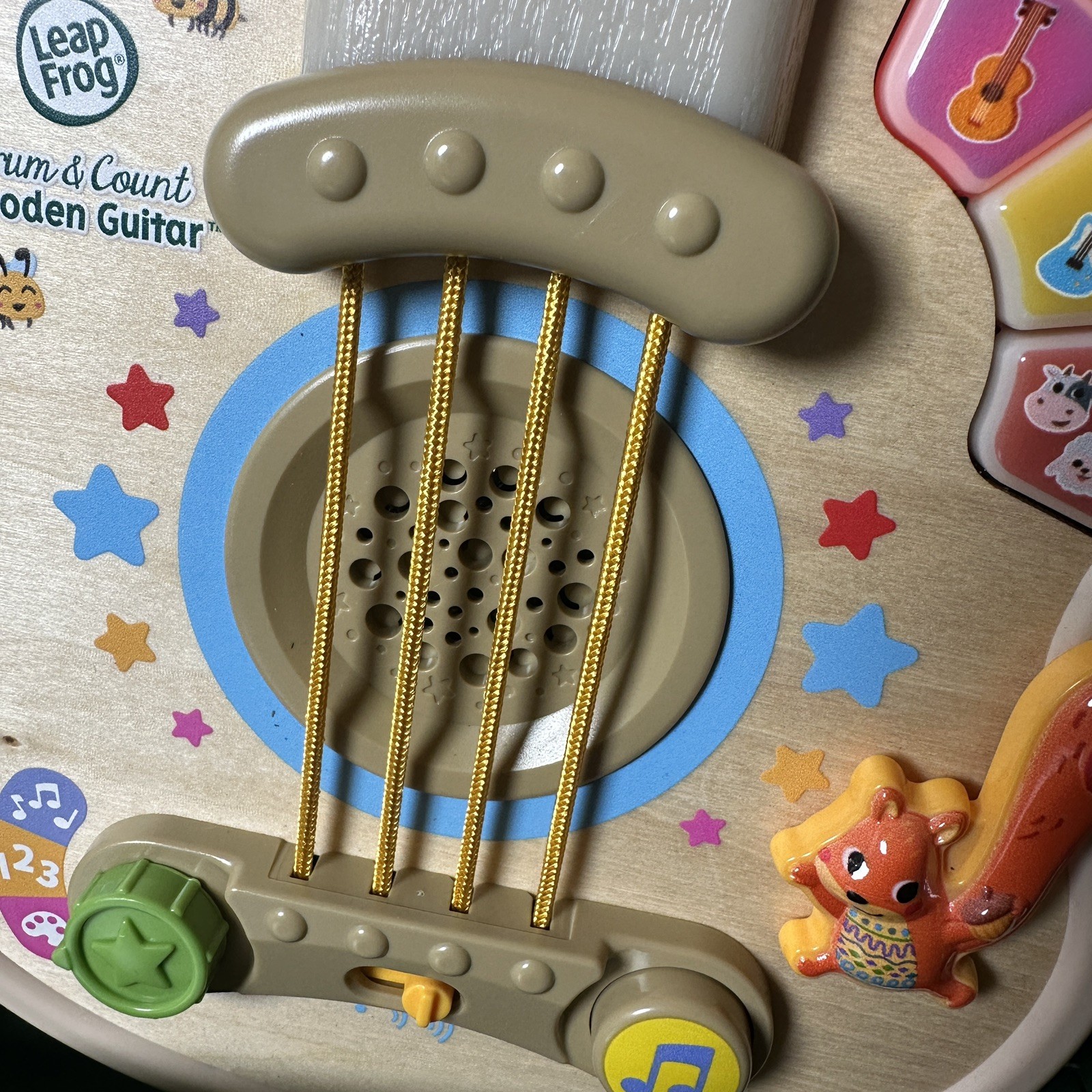 NEW LeapFrog Strum & Count Wooden Guitar for kids girls & boys