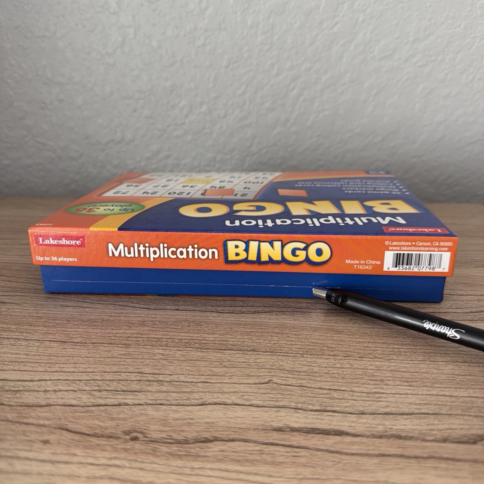 Multiplication BINGO Lakeshore Game Grades 3-4 Up To 36 Players Gently Used