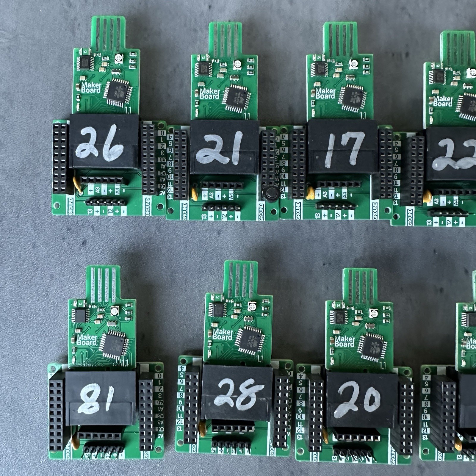 Lot of 16 Let’s Start Coding Maker Boards w/ Mini Carrier v2.0