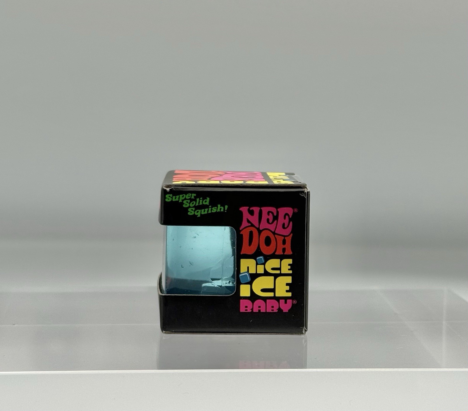 Needoh Squishy Nice Ice Baby Viral CUBE BRAND NEW-IN BOX AUTHENTIC BLUE