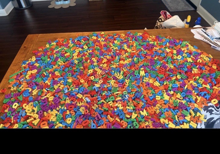 2800PCS Alphabet Magnetic Letters and Numbers for Kids Abc 123 Education