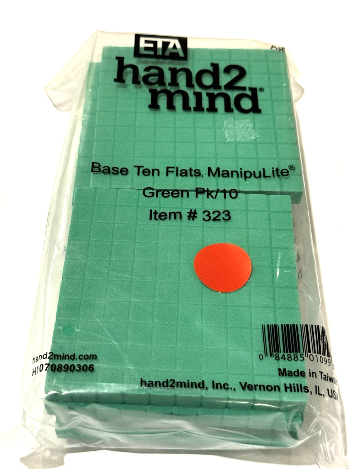 ETA Hand 2 Mind Base Ten Green PK/10 Item 323 STEM Math Teaching 5+ UNUSED READ