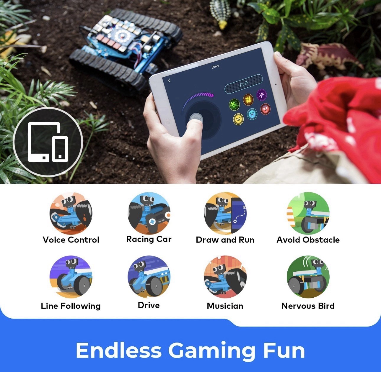 Makeblock mBot Ranger 3-in-1 Educational Robot Kit, Learn Coding with Scratch