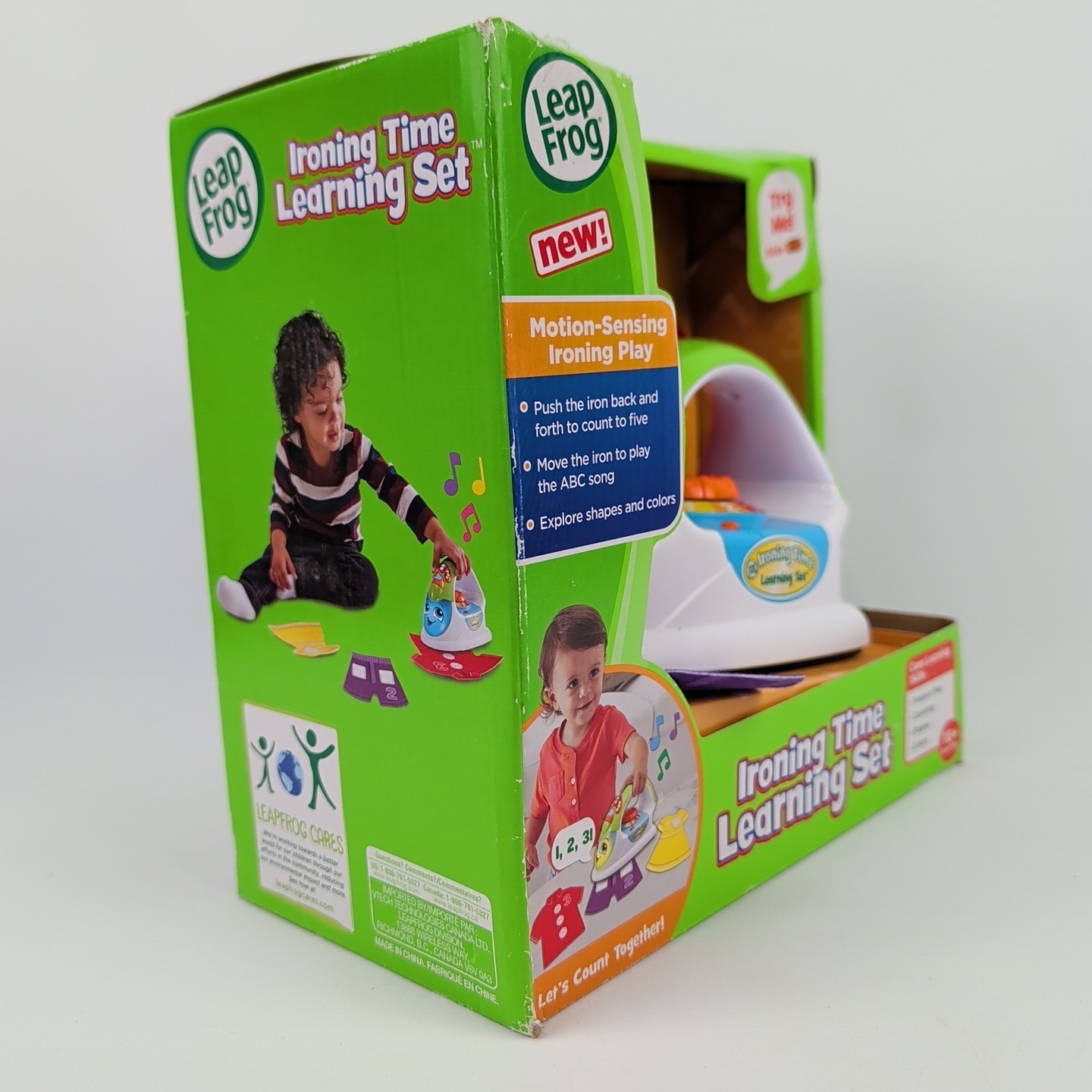 LEAPFROG Ironing Time Learning Set – Motion-Sensing Play Toy 18mo+ NEW