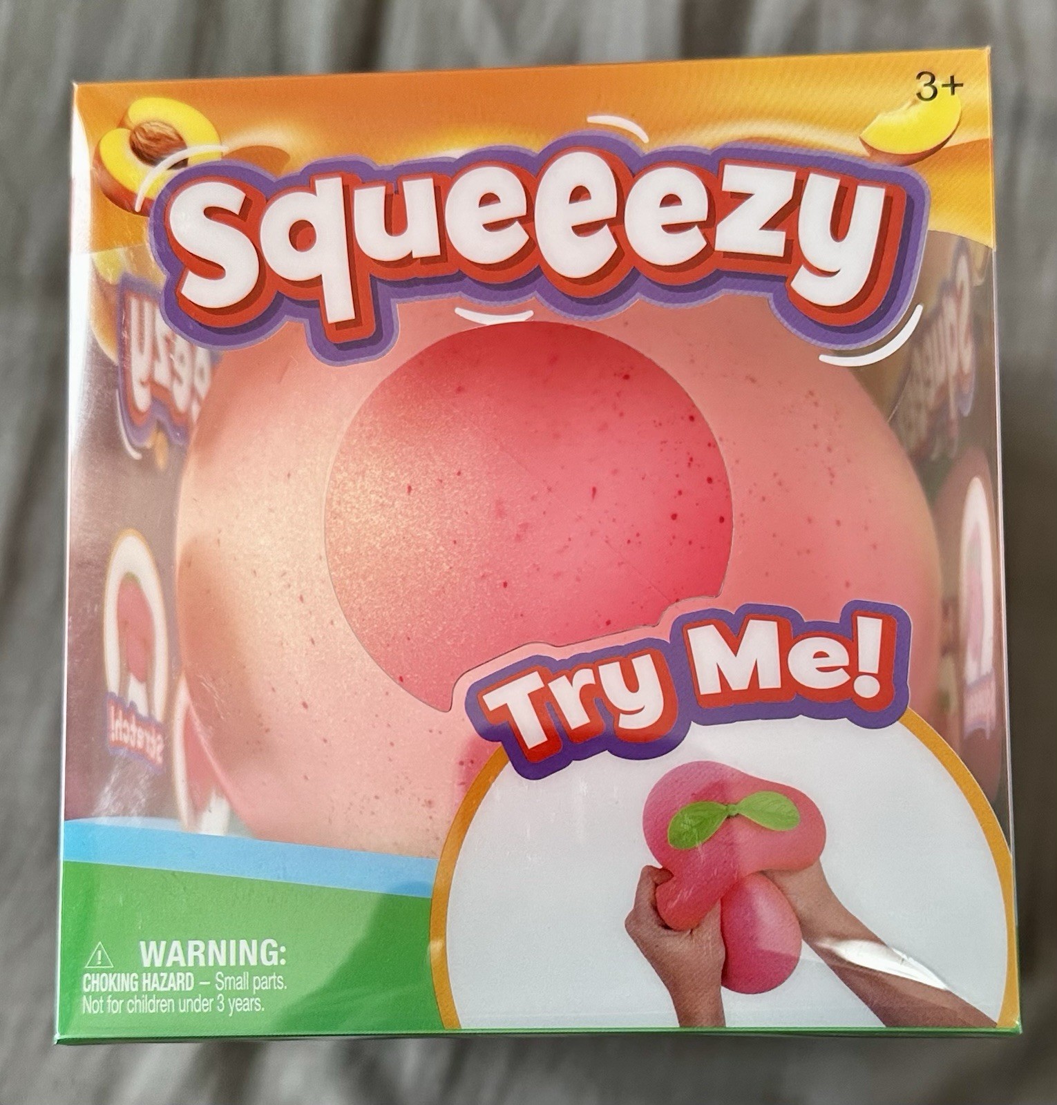 Sunny Days Jumbo Squeeezy Peach Squishy Toy 🍑 Stress Relief SHIPS FAST NEW