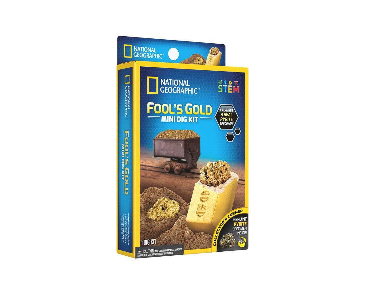 Blue Marble National Geographic Impulse Mini Dig Fool’s Gold [DWDRTNGMDIGGOL]