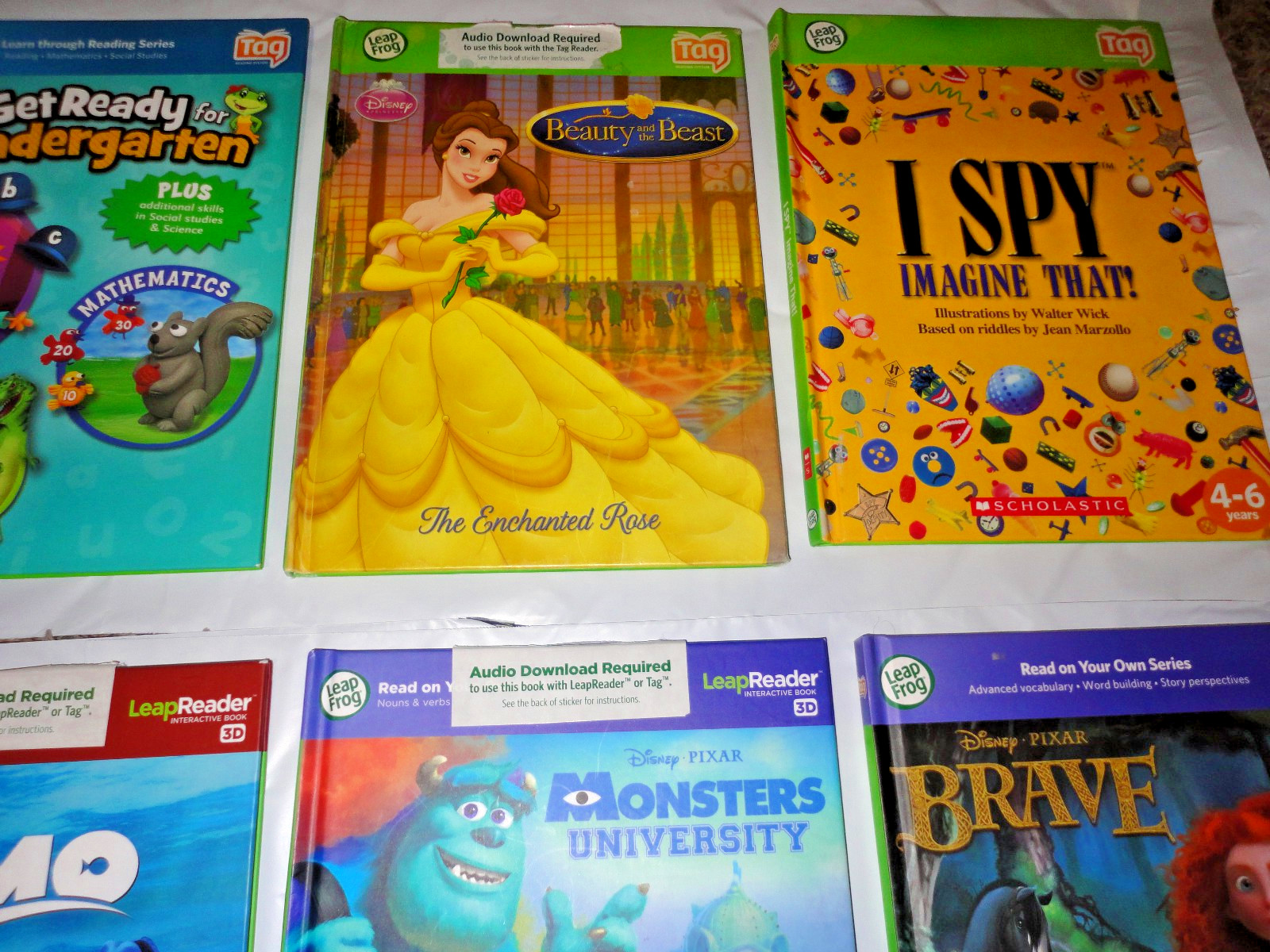 LOT Of 8 LEAPFROG LEAPREADER/TAG BOOKS~EUC | CAT IN THE HAT