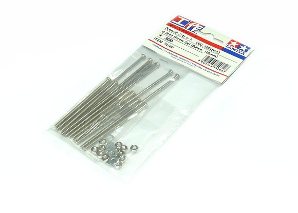 Tamiya Dynamic Model Educational Diameter 3mm Screw Set (60mm, 100mm) 70180