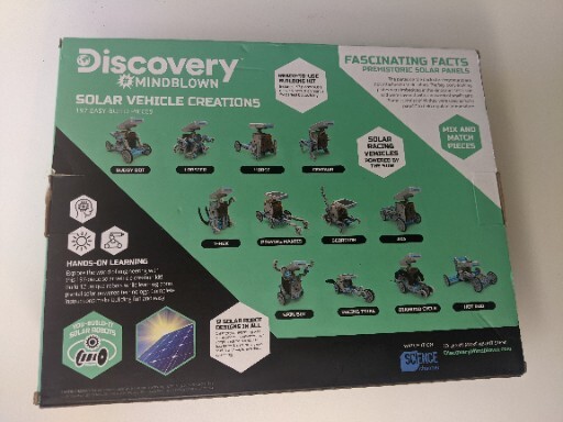 Discovery Mindblown Solar Vehicle Model Creations 197 Easy Pieces New Open Box