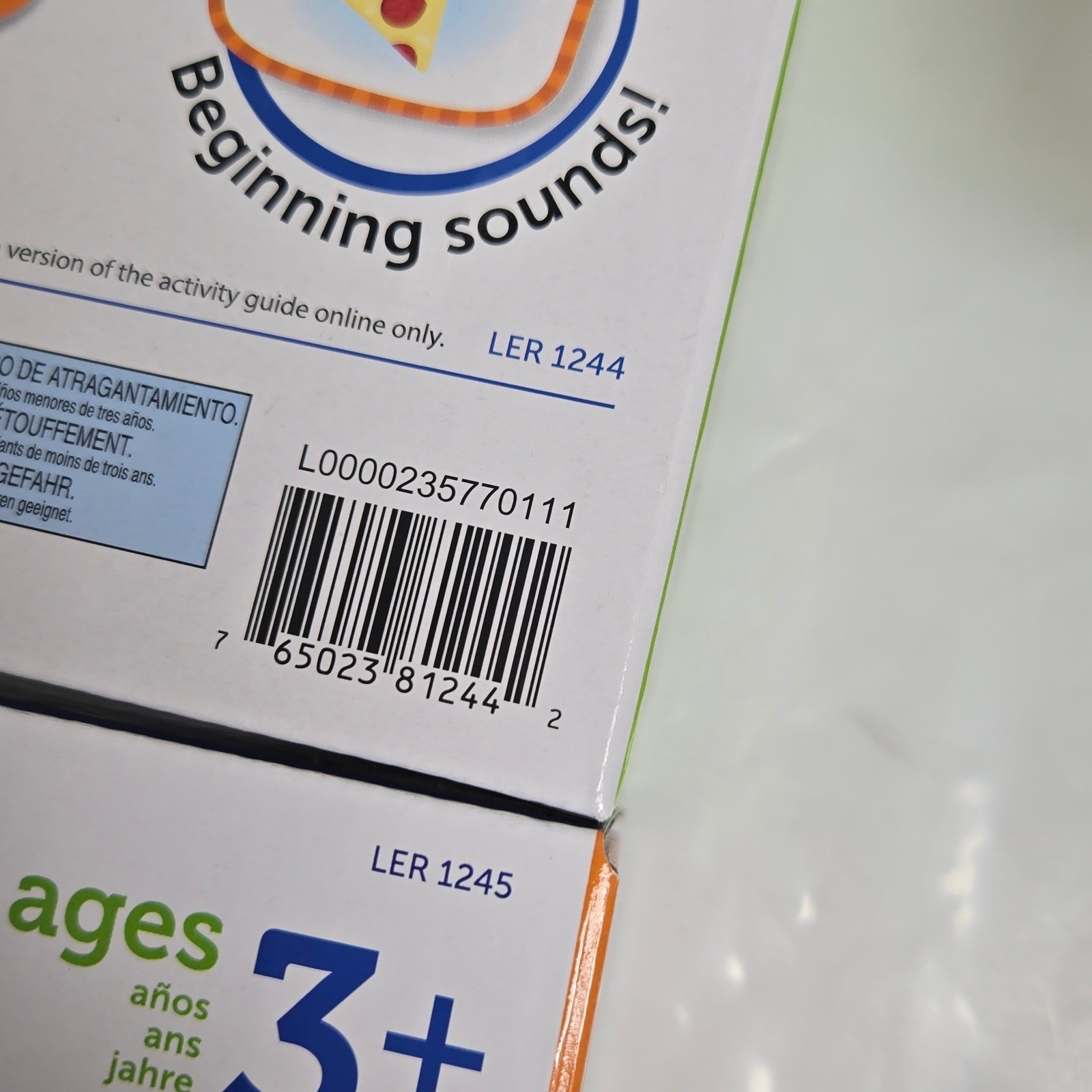 2 of Learning Resources preschool letters and preschool numbers